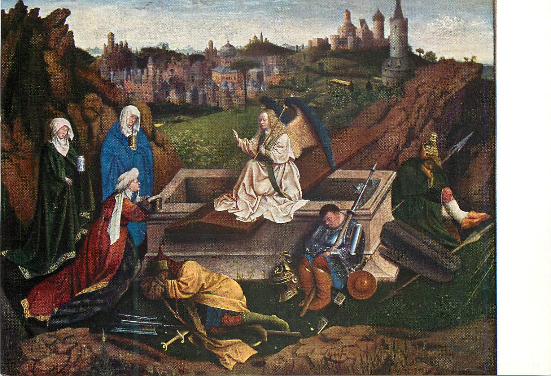 CPM Museum Boymans van Beuningen Rotterdam Hubert en Jan Van Eyck The three Marys at the open Sepulchre