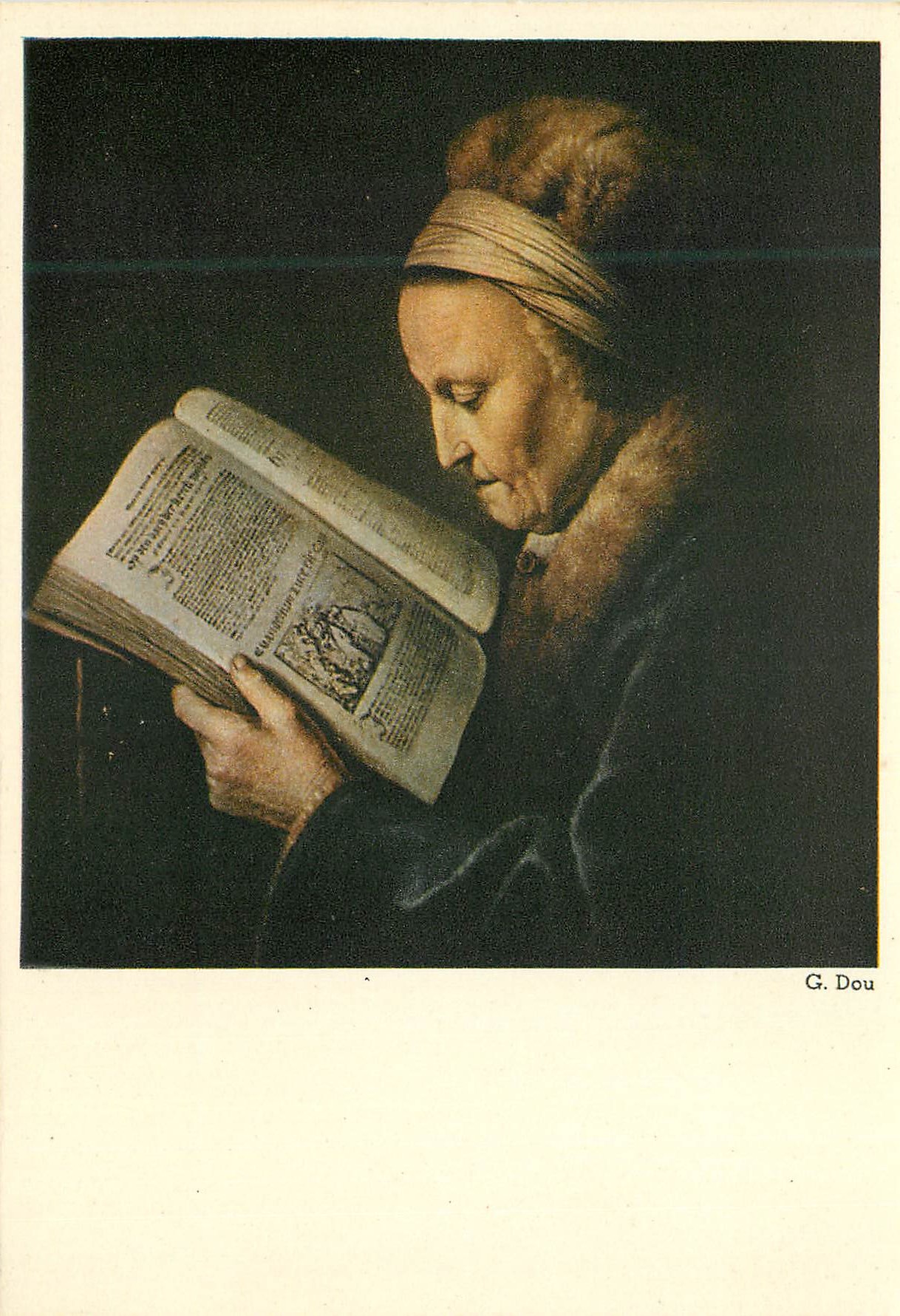 CPM Rijksmuseum Amsterdam Gerard Dou Rembrandts mother