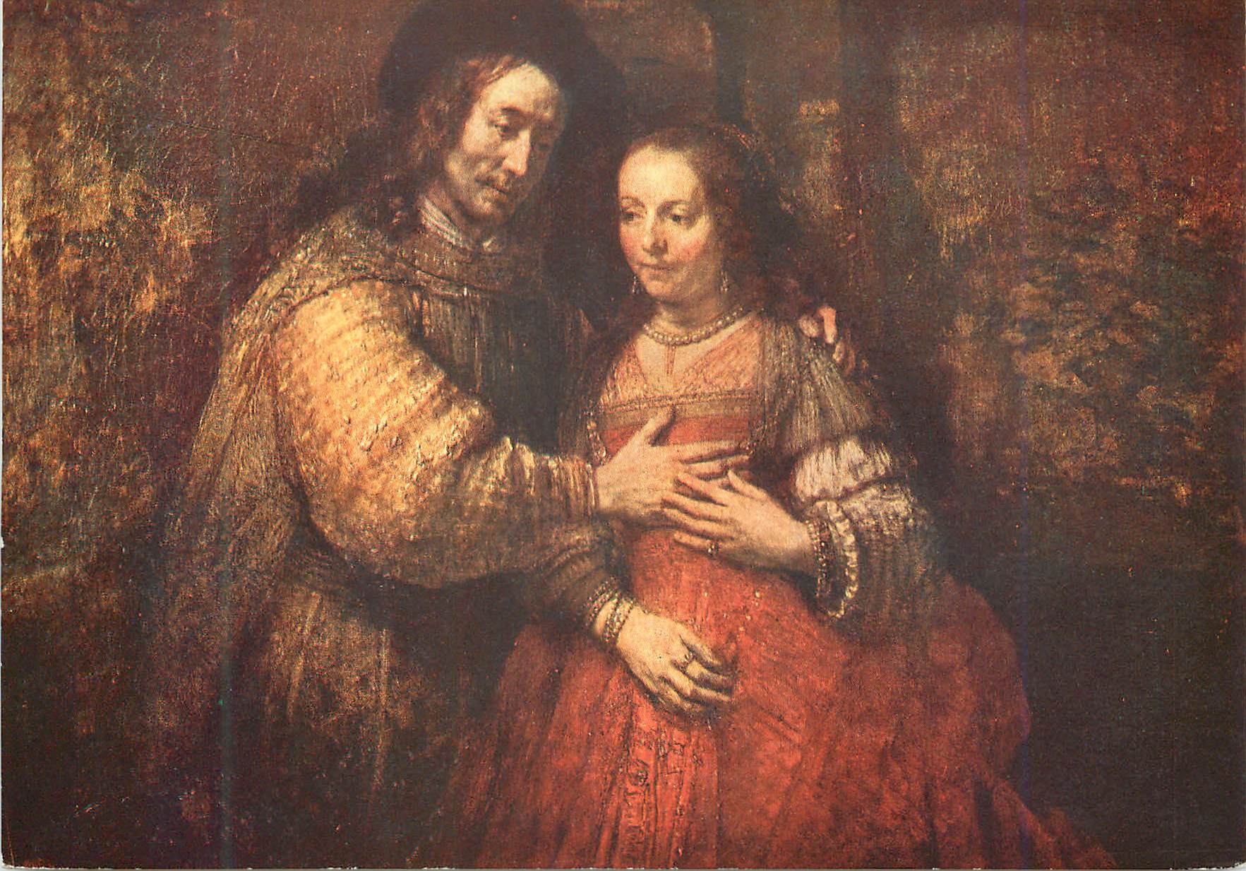 CPM Rijksmuseum Amsterdam Rembrandt van Rijn The Jewish bride