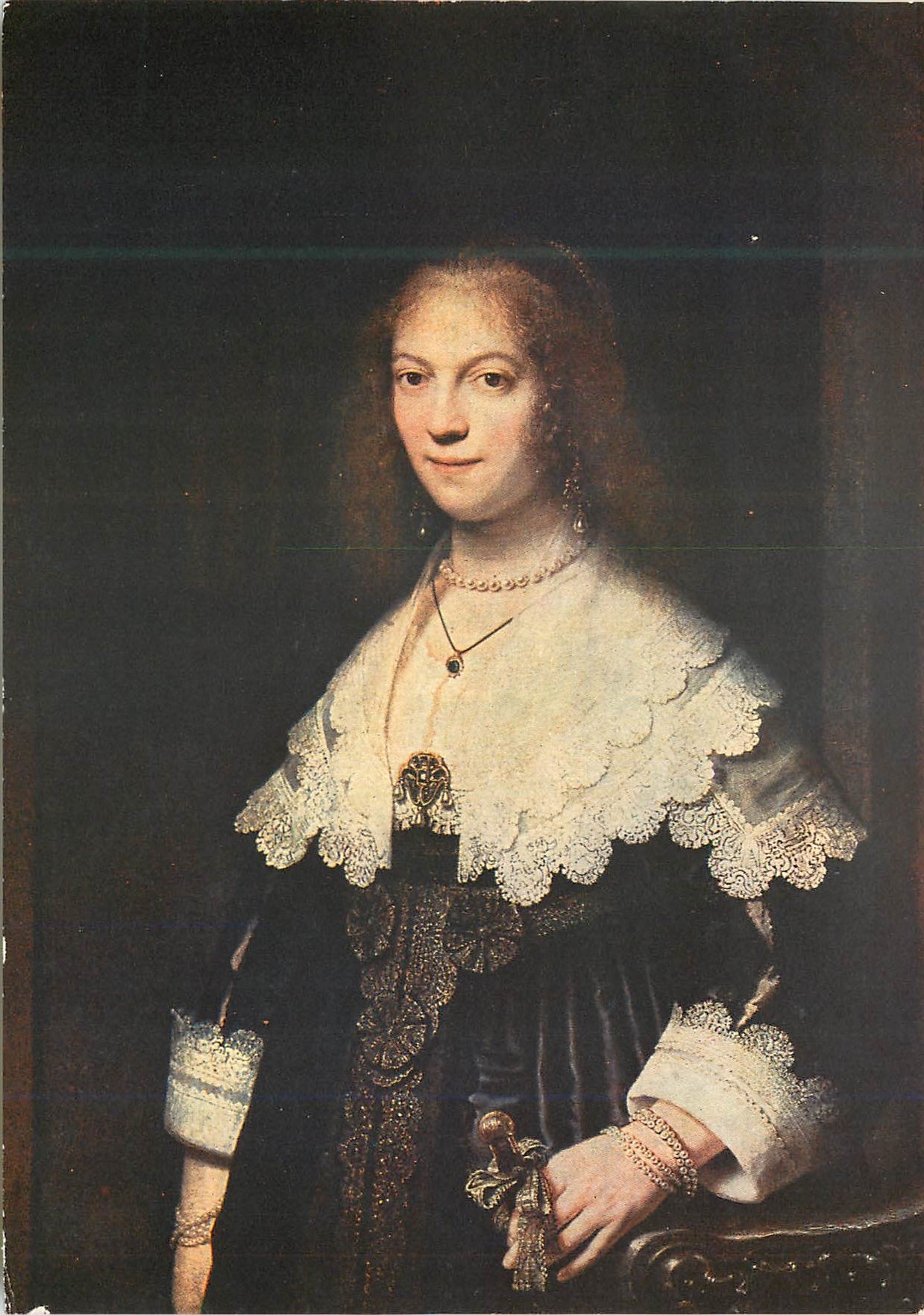 CPM Rijksmuseum Amsterdam Rembrandt van Rijn Portrait of a young lady