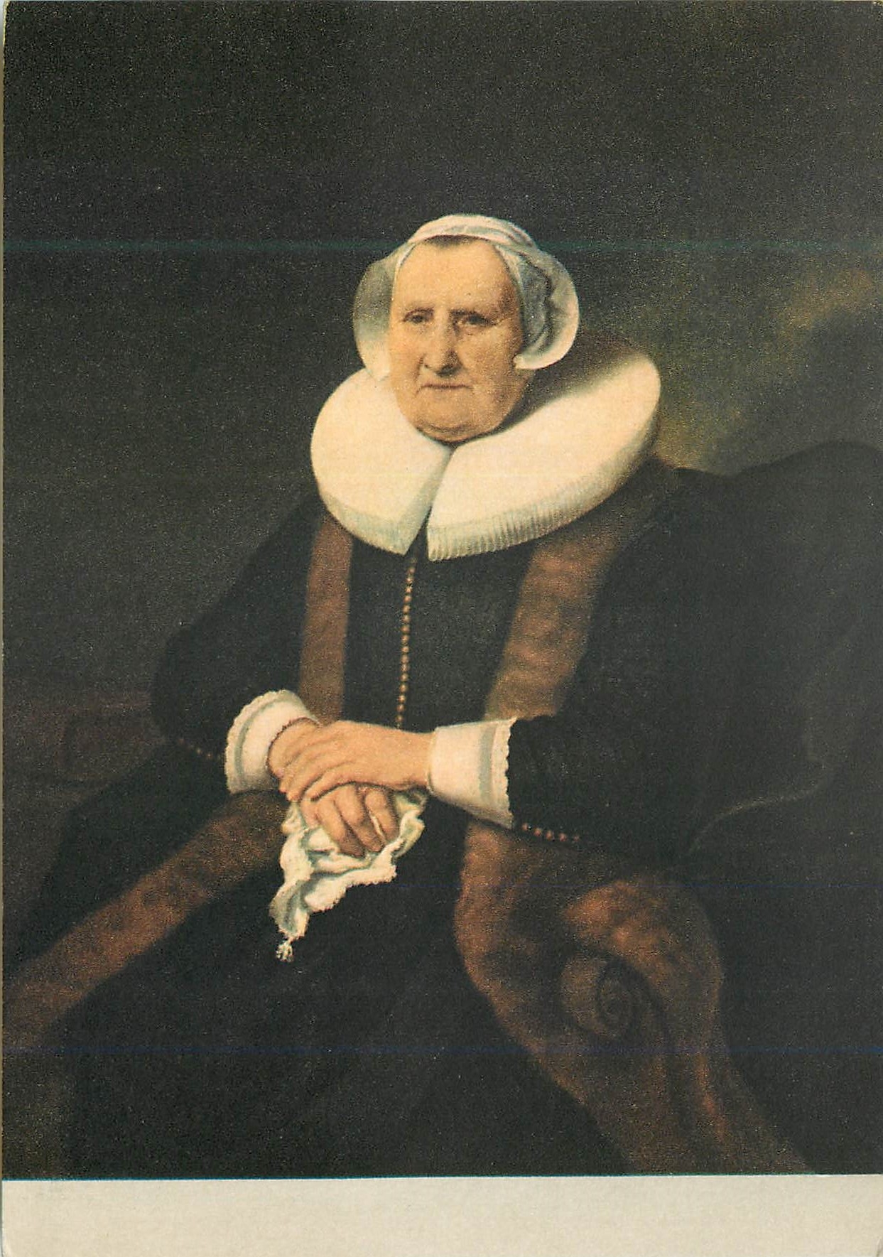 CPM Rijksmuseum Amsterdam Rembrandt van Rijn of Ferdinand Bol Elisabeth Jacobsdr Bas