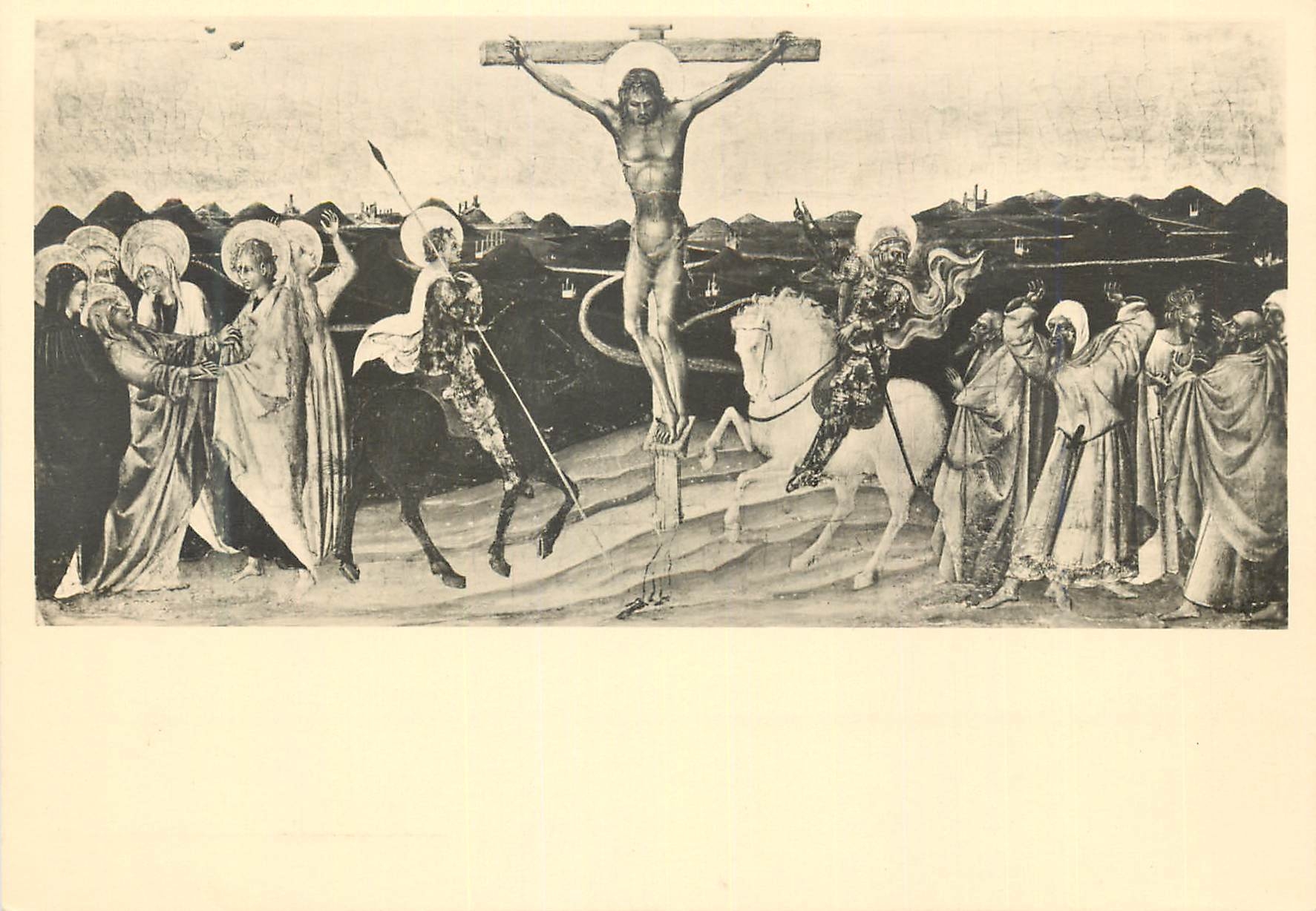 CPM Aartsbisschoppelijk Museum Utrecht Giovanni Di Paolo Stena midden xve eeuw De Kruisiging Tempera op paneel