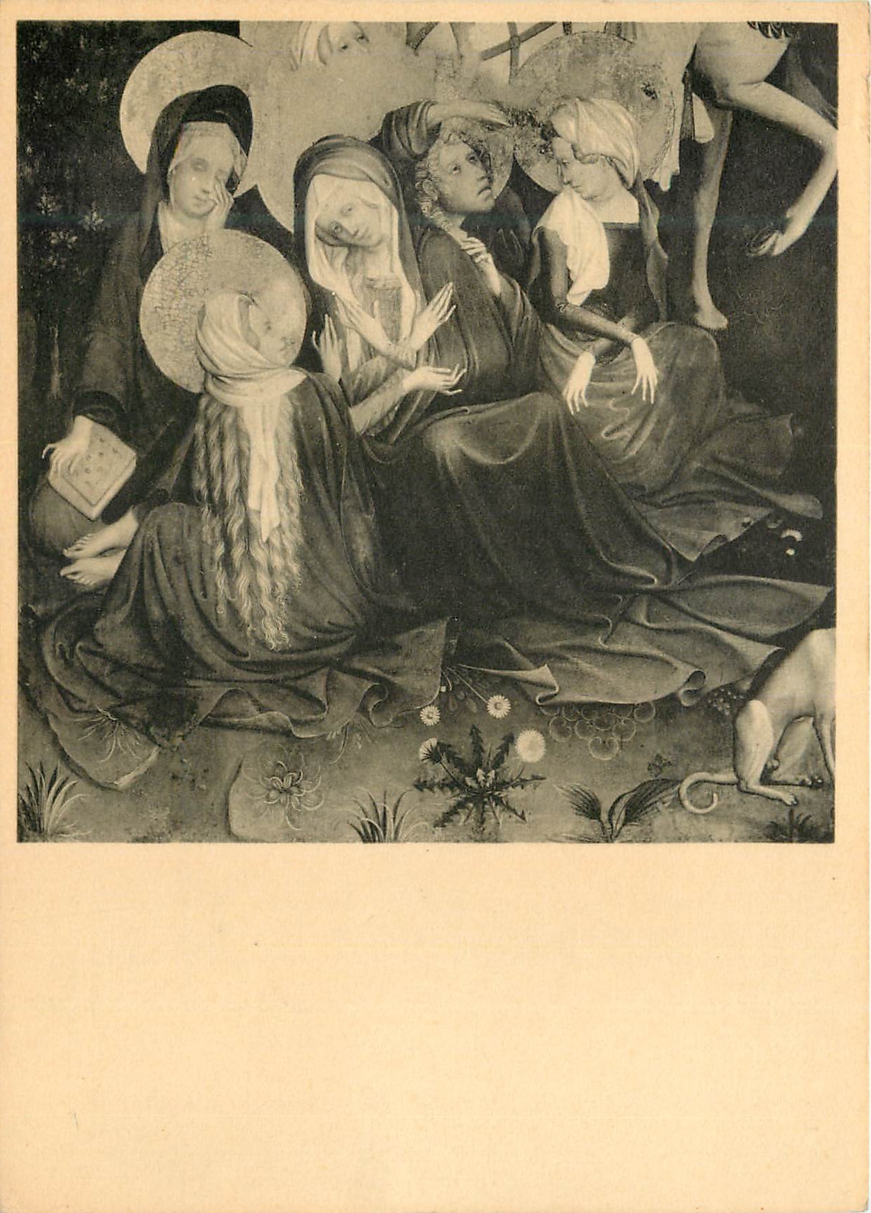 CPM Uit de Schatkamers der Middeleeuwen Rijksmuseum Amsterdam Meester Francke Hamburg Die HH Vrouwen bij het Kruis Hambu