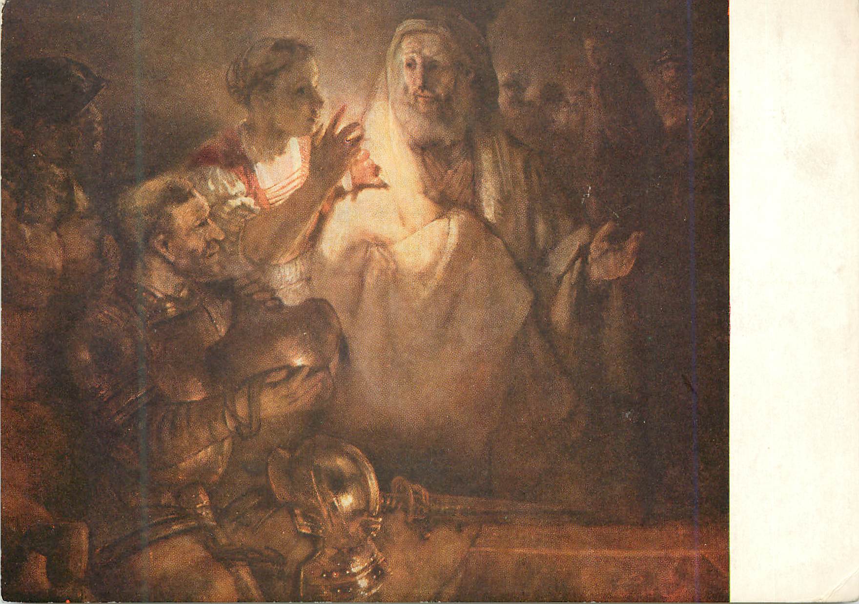 CPM Rijksmuseum Amsterdam Rembrandt van Rijn The denial of St Peter