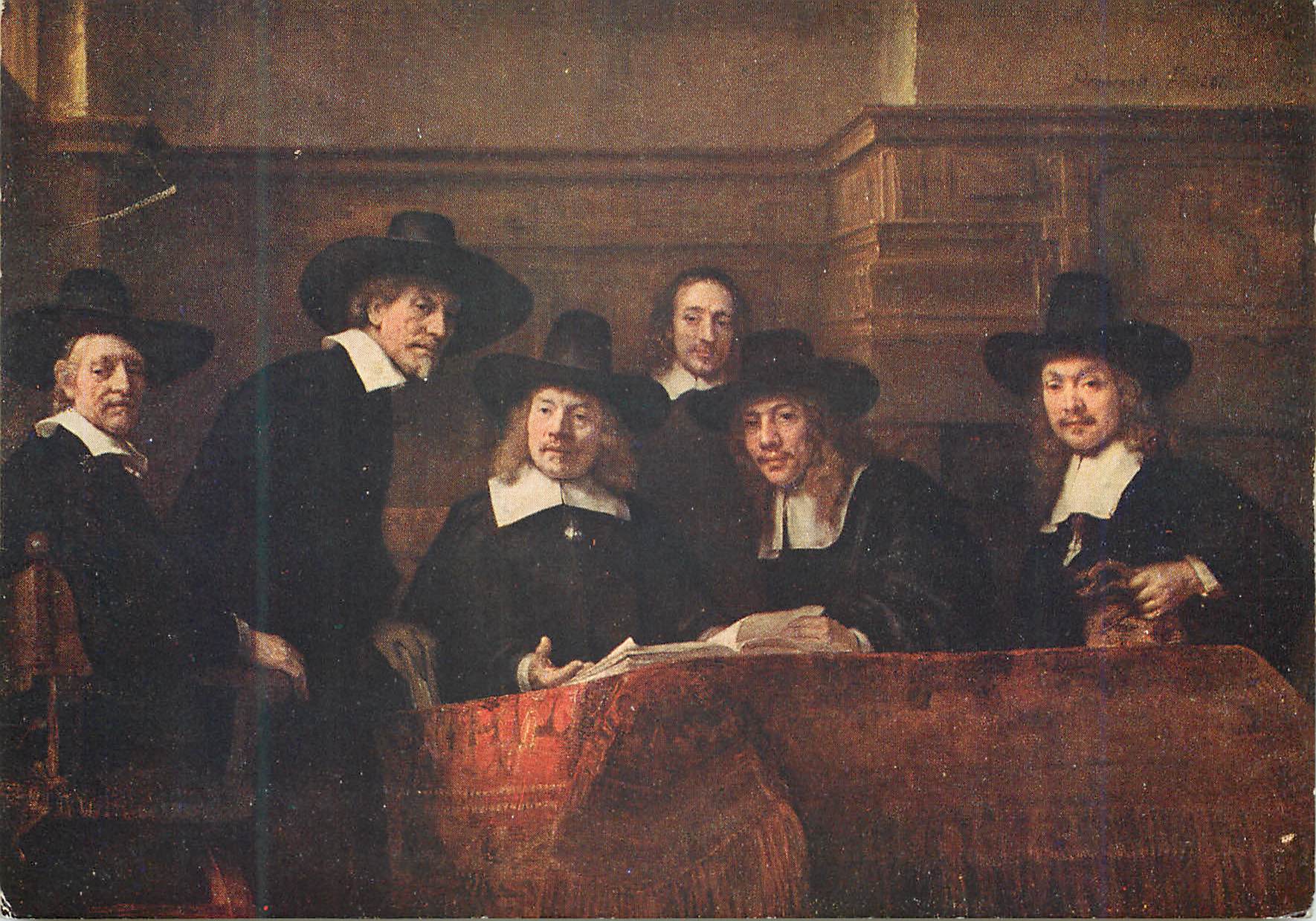 CPM Rijksmuseum Amsterdam Rembrandt van Rijn The Syndics of the Cloth Hall