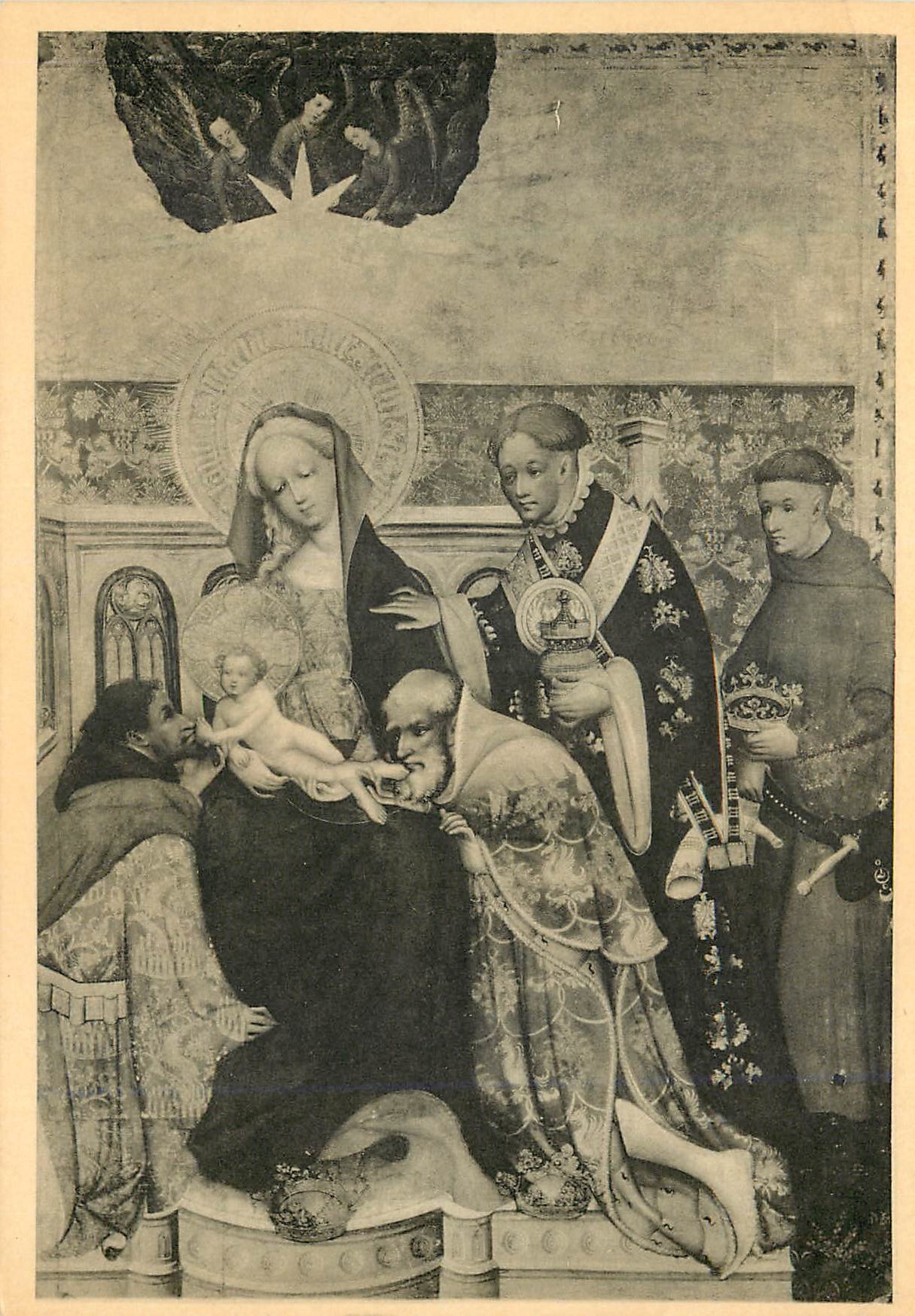 CPM Uit de Schatkamers der Middeleeuwen Rijksmuseum Amsterdam Konrad von Soest Westfalen De Aanbidding der Koningen Dort