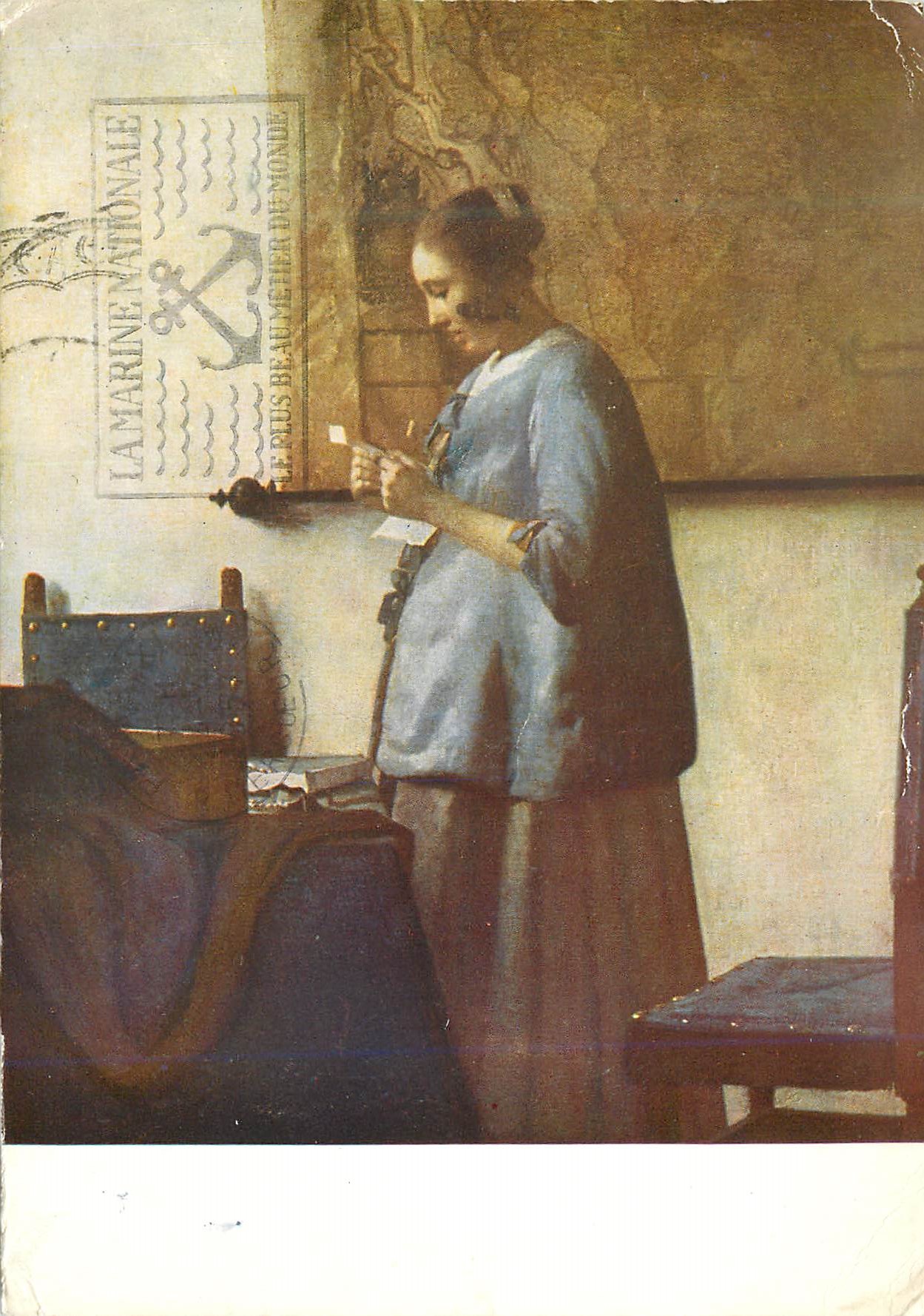 CPM Rijksmuseum Amsterdam Joh Vermeer van Delft Young woman reading a letter