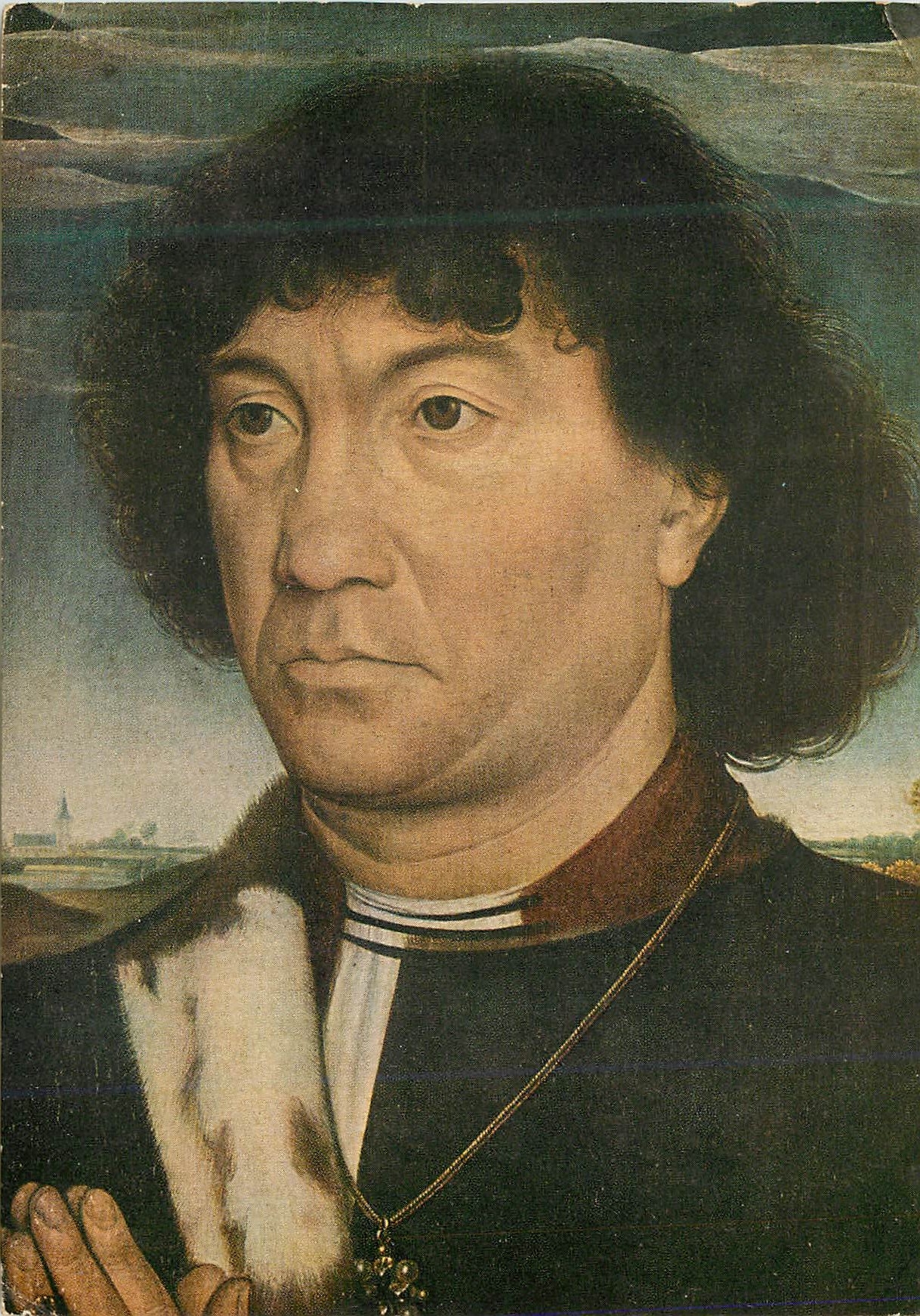 CPM Hans Memling Mans Portrait