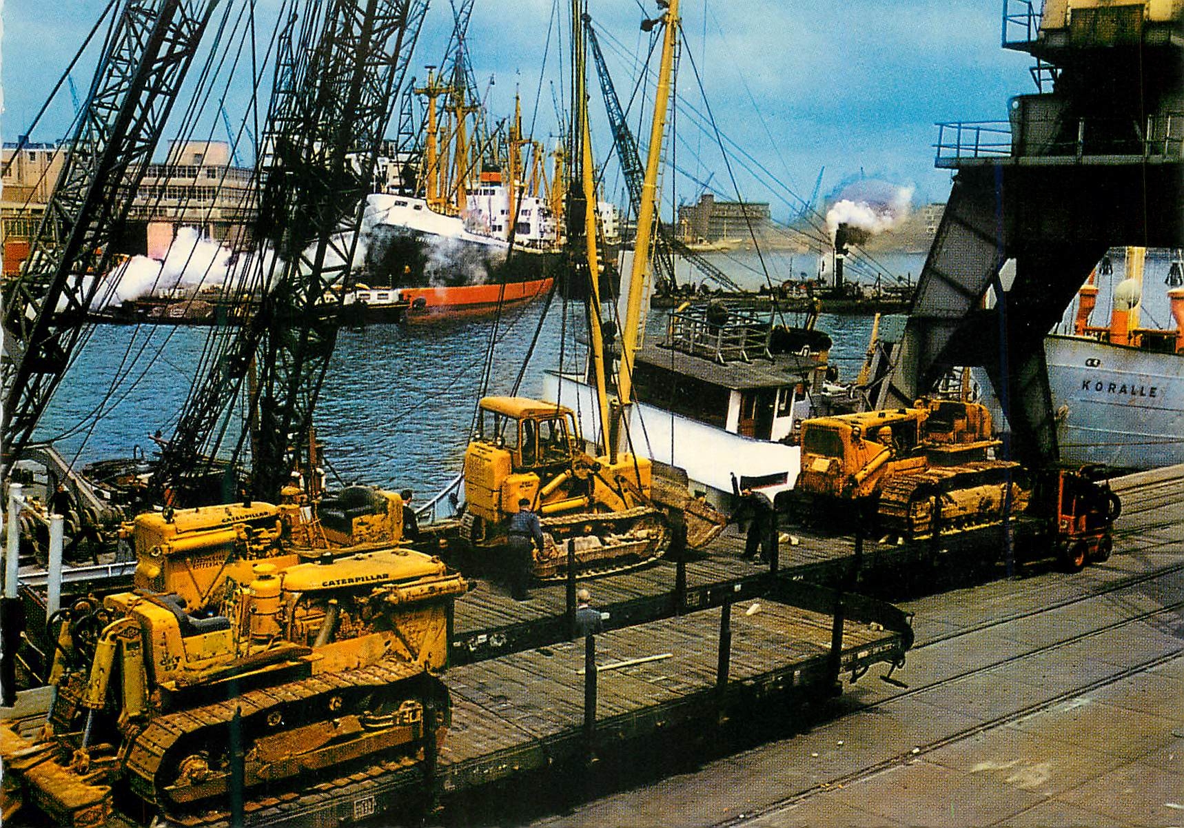 Rotterdam — Vue du port — Gebr. Spanjersberg N.V., Rotterdam