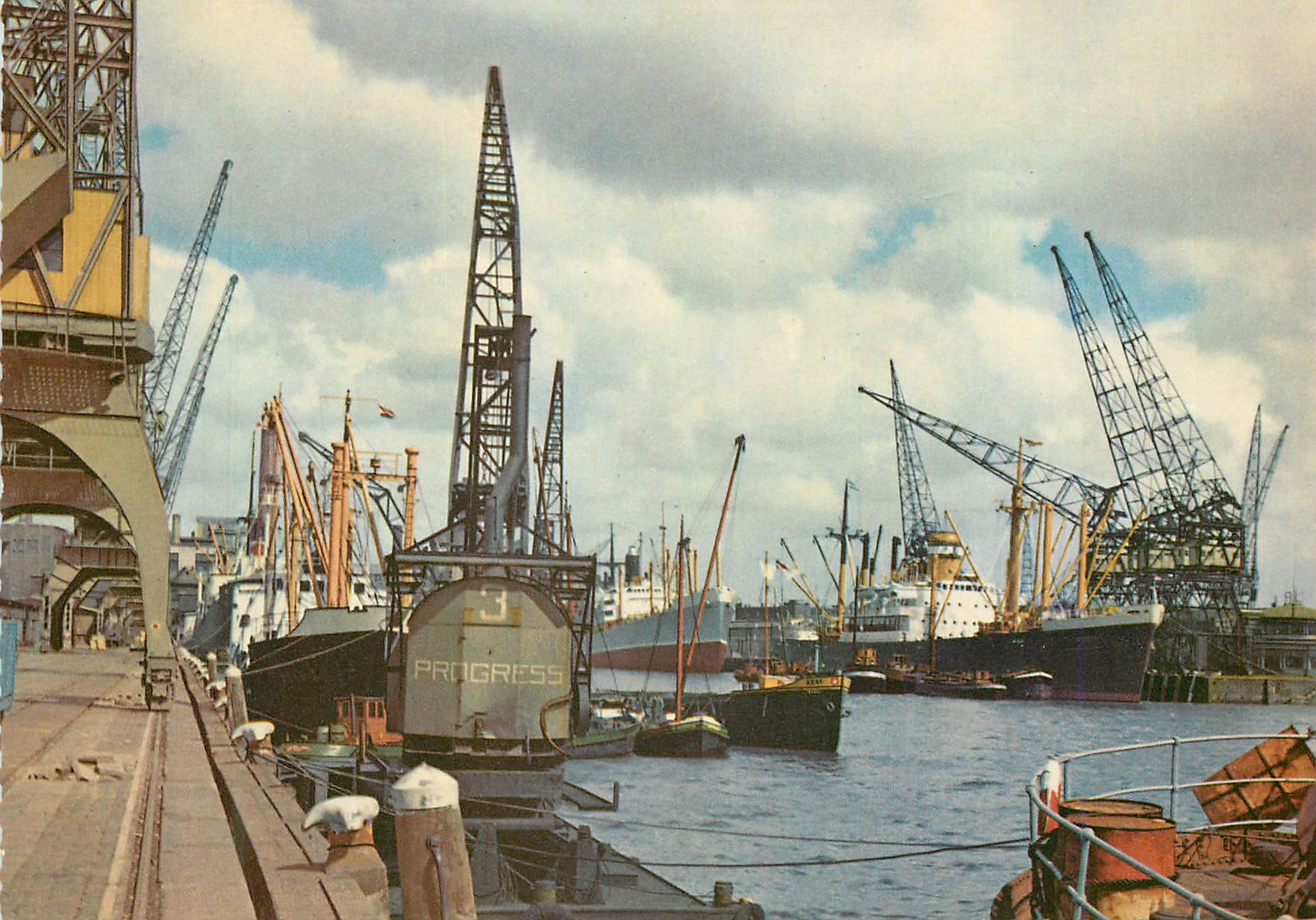 Rotterdam - Vue sur la Meuse — DEMU CO Amsterdam, n° Ro 8267