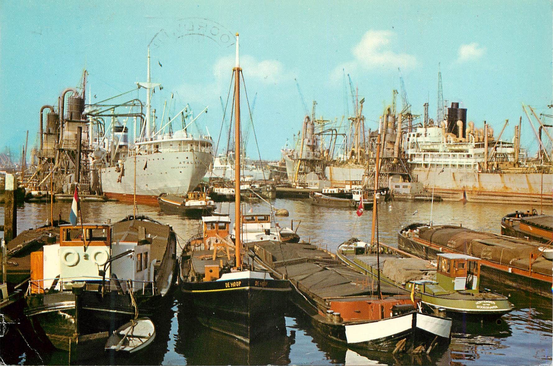 Rotterdam / Hollande — Port de grains — Brieven met Geld