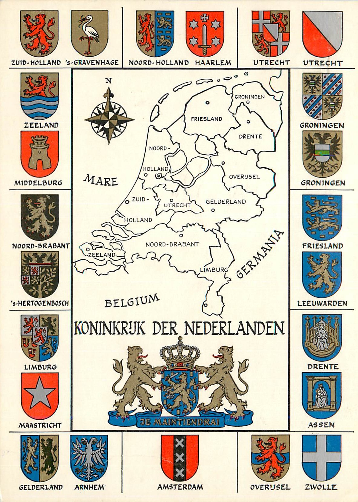 CPM Arms of the eleven provinces of the Netherlands