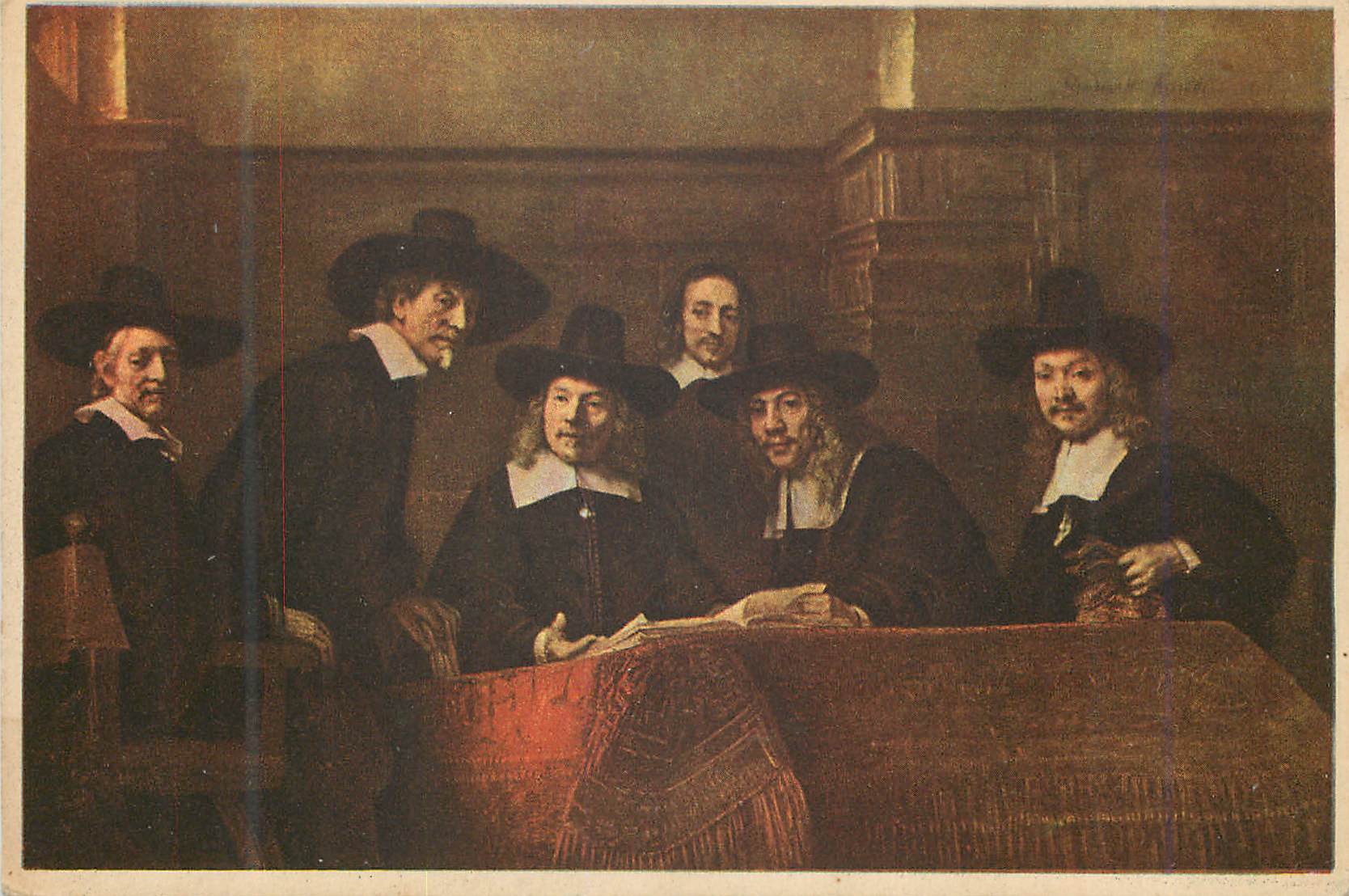 CPM Rembrandt Staalmeesters Les Syndics des Drapiers