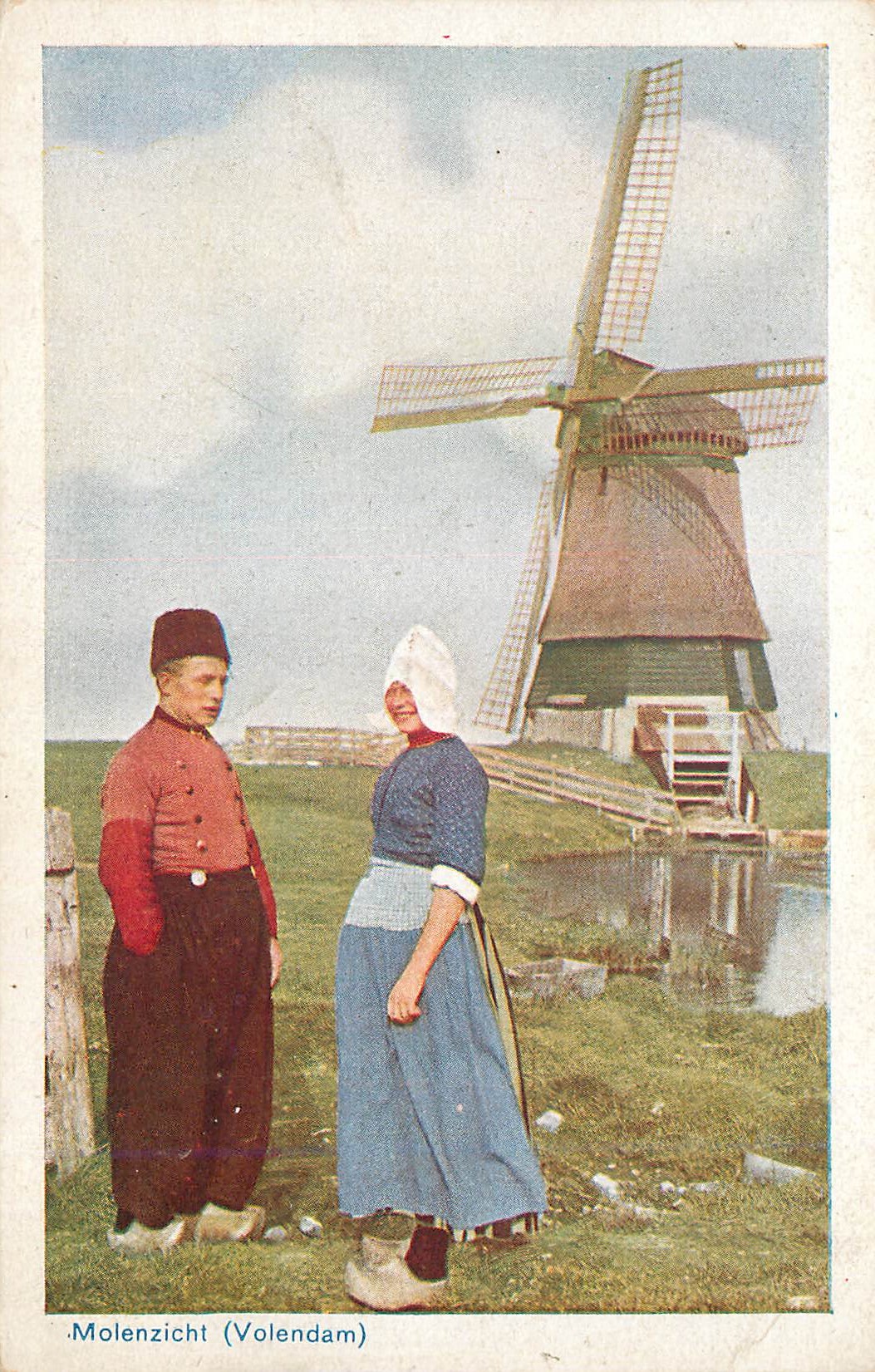 CPA Molenzicht Volendam Moulin a vent