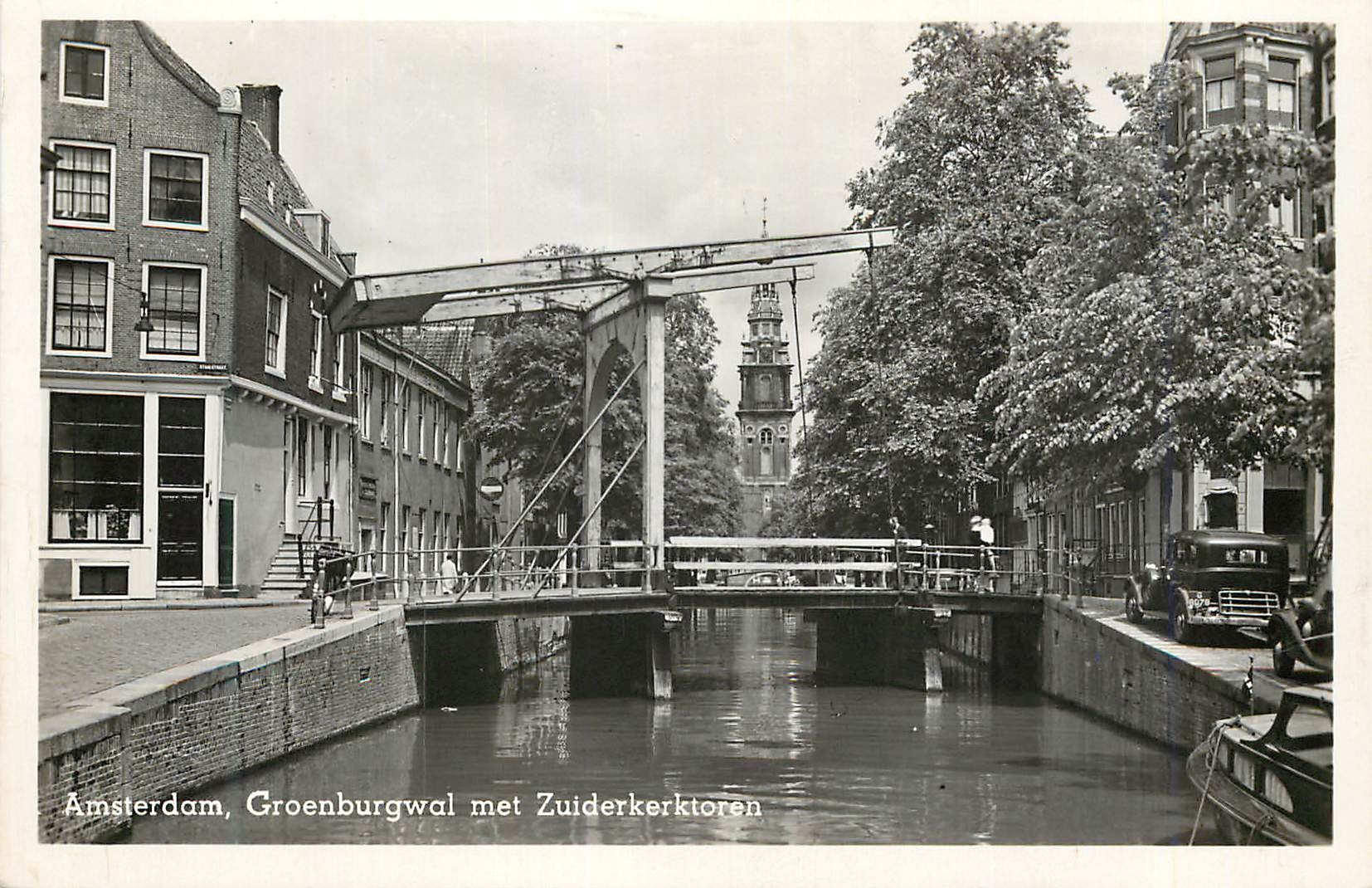 CPM Amsterdam Groenburgwal met Zuiderkerktoren