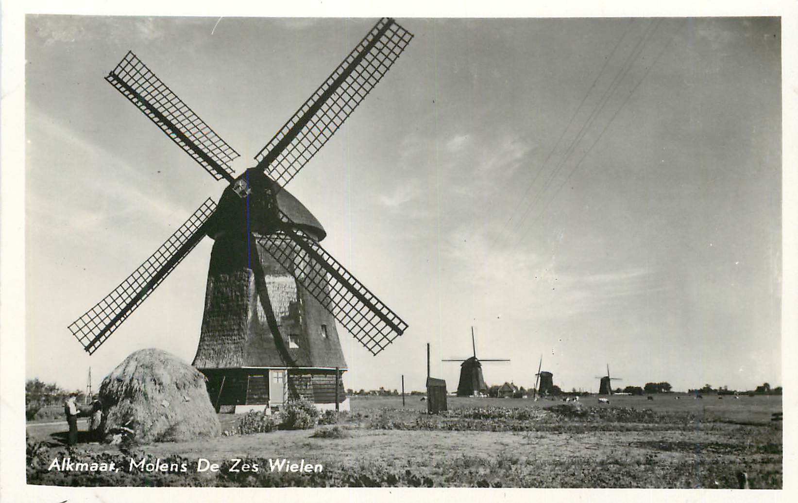 CPM Alkmaar Molens De Zes Wielen Moulin a vent