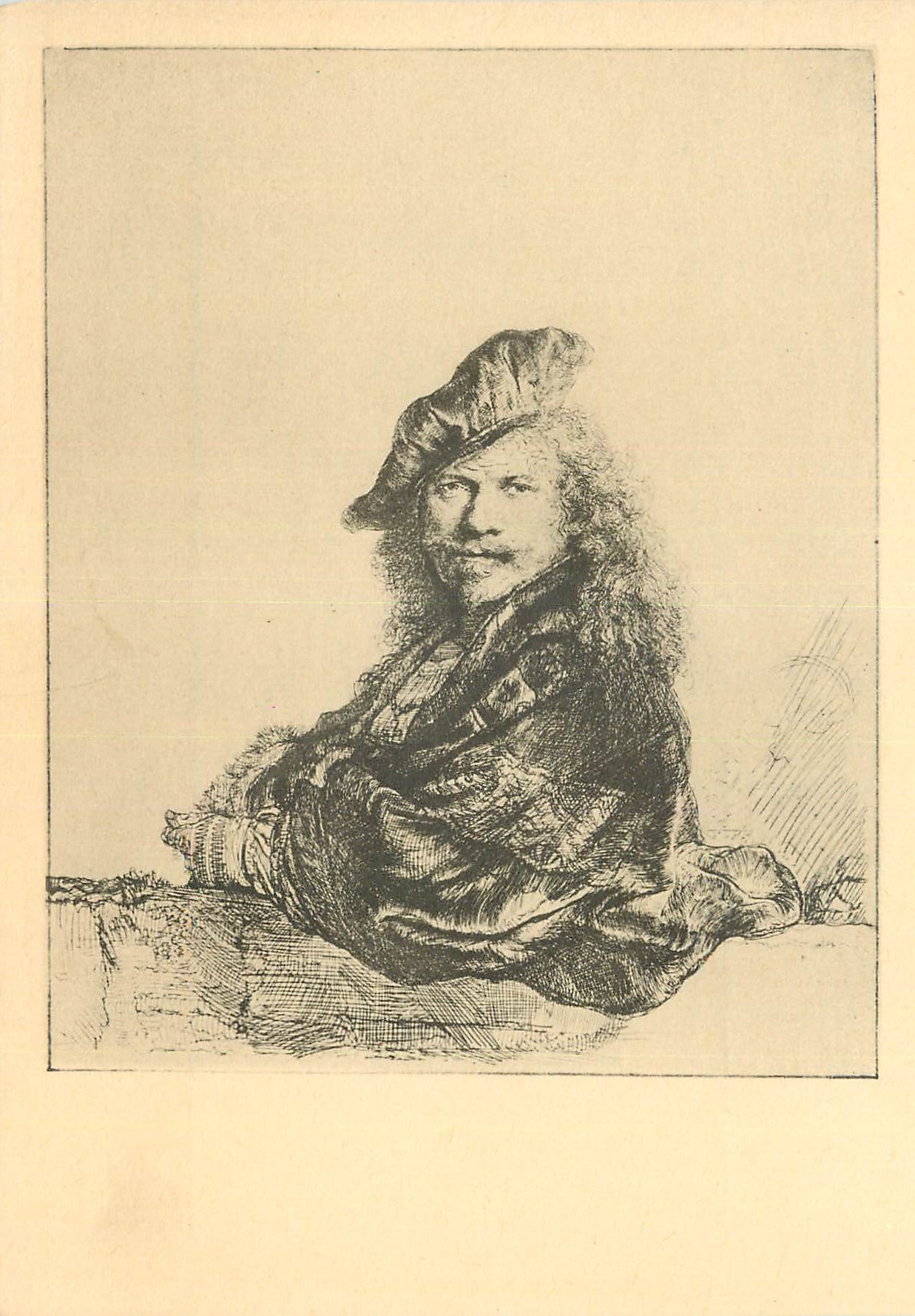 CPA Rembrandts Zelfportret Rembrandt