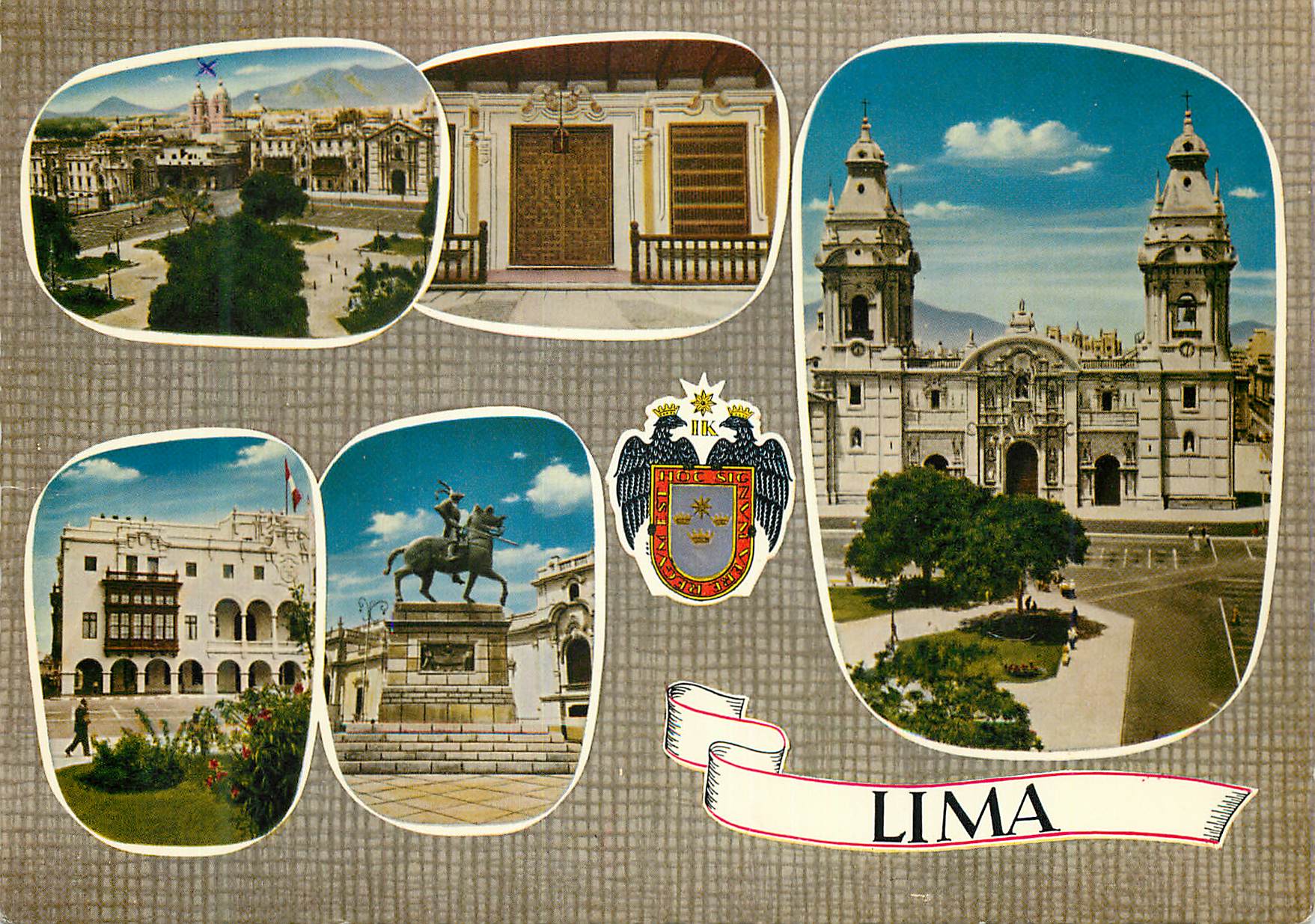 Lima — vue panoramique avec monuments — Éditions de Lima, n° 527