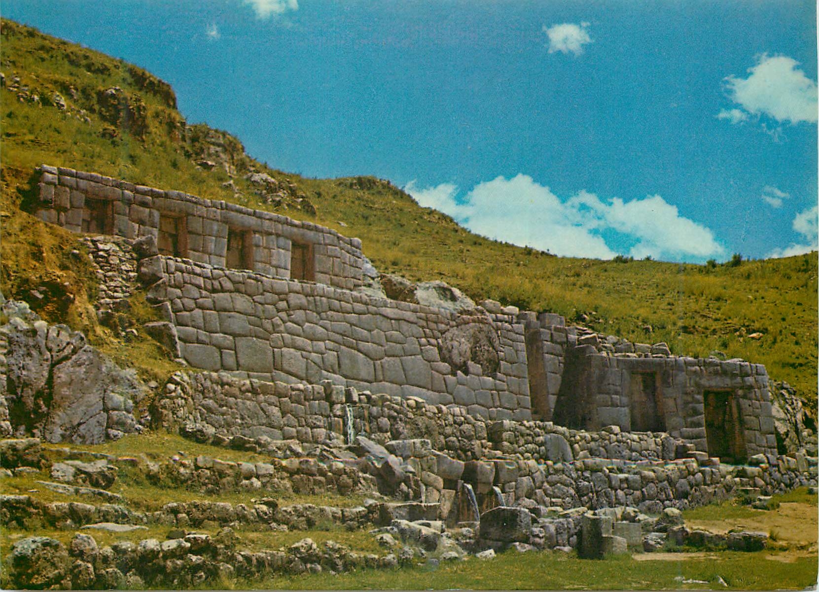 CPM Cuzco Peru Baths of the Inca Tambomacchay