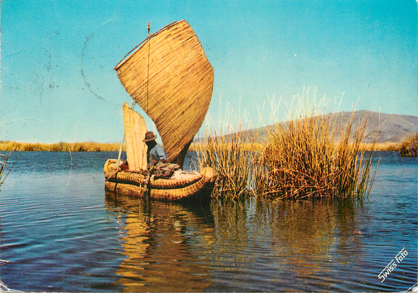 CPM Puno Rushboat of the Uros on the Lake