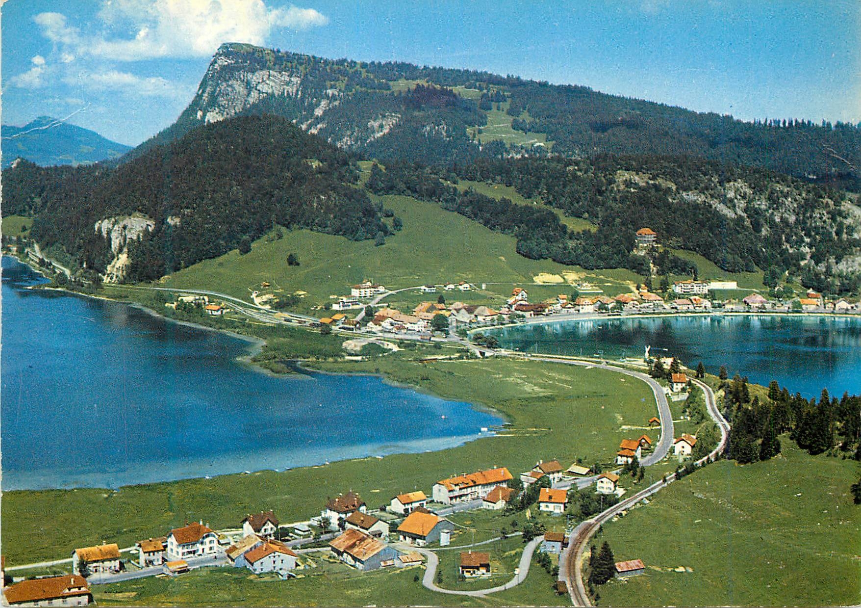 CPM Le Pont et Les Charbonnieres Lac de Joux et Brenet Dent de Vaulion