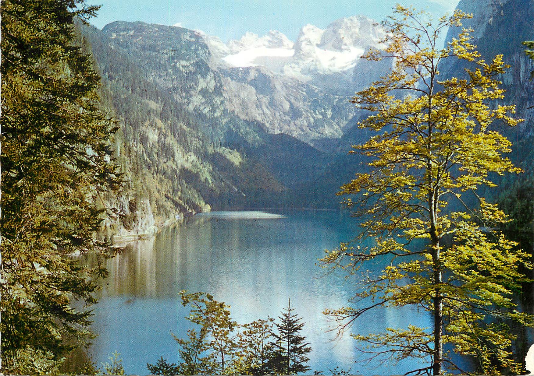 CPM Gosausee mit Dachstein der romantische Bergsee im Salzjammergut