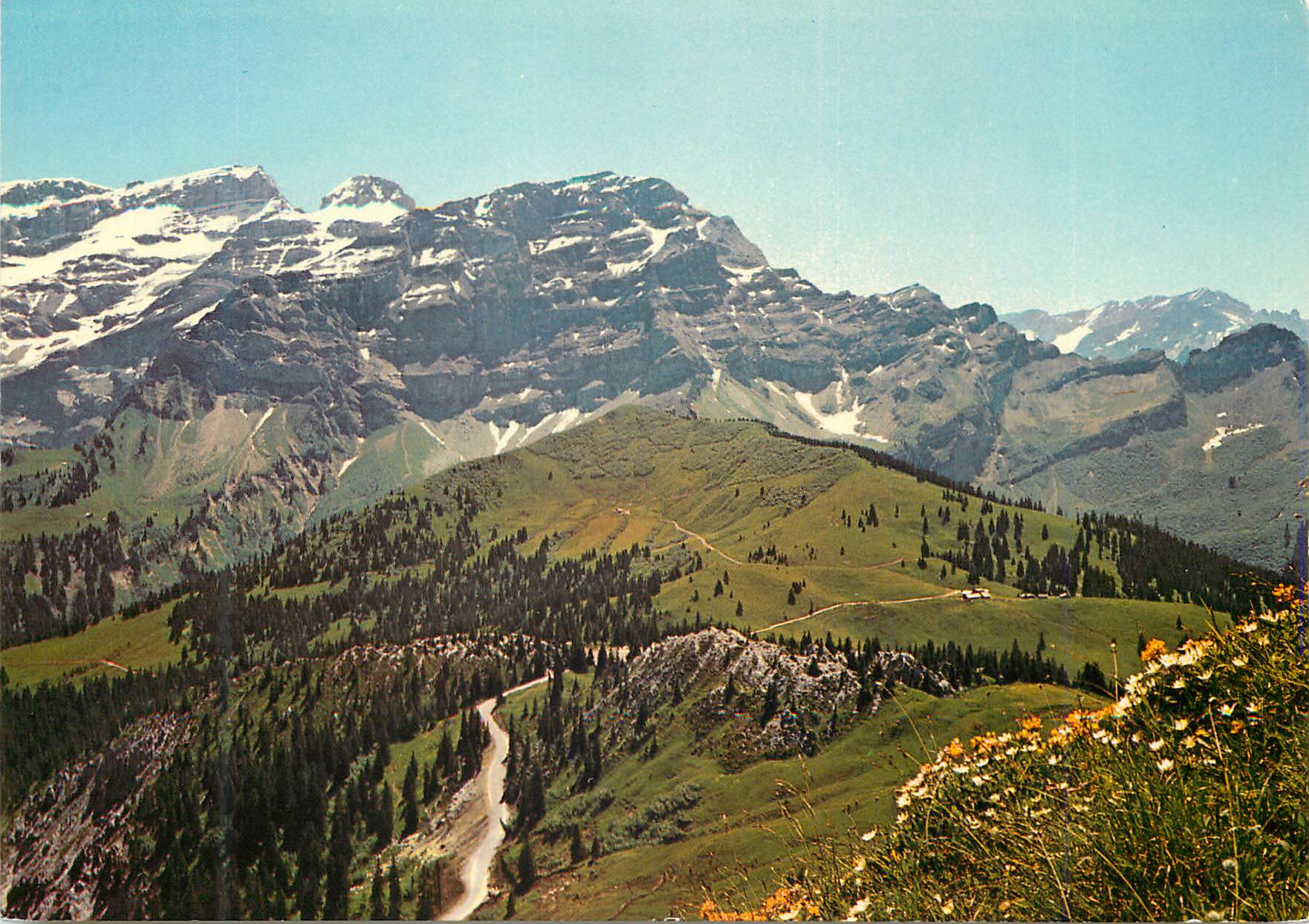 CPM Col de la Croix vue sur les Diablerets