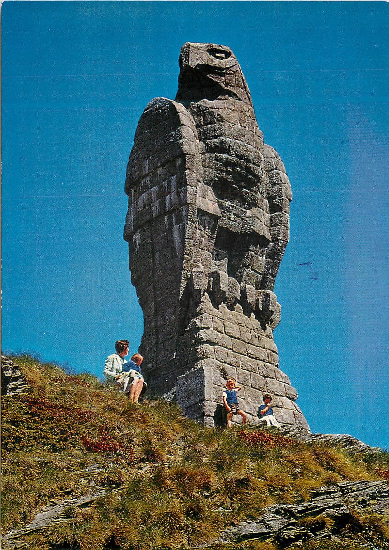 CPM Der Adler auf dem Simplonpass Denkmal an Grenzwacht