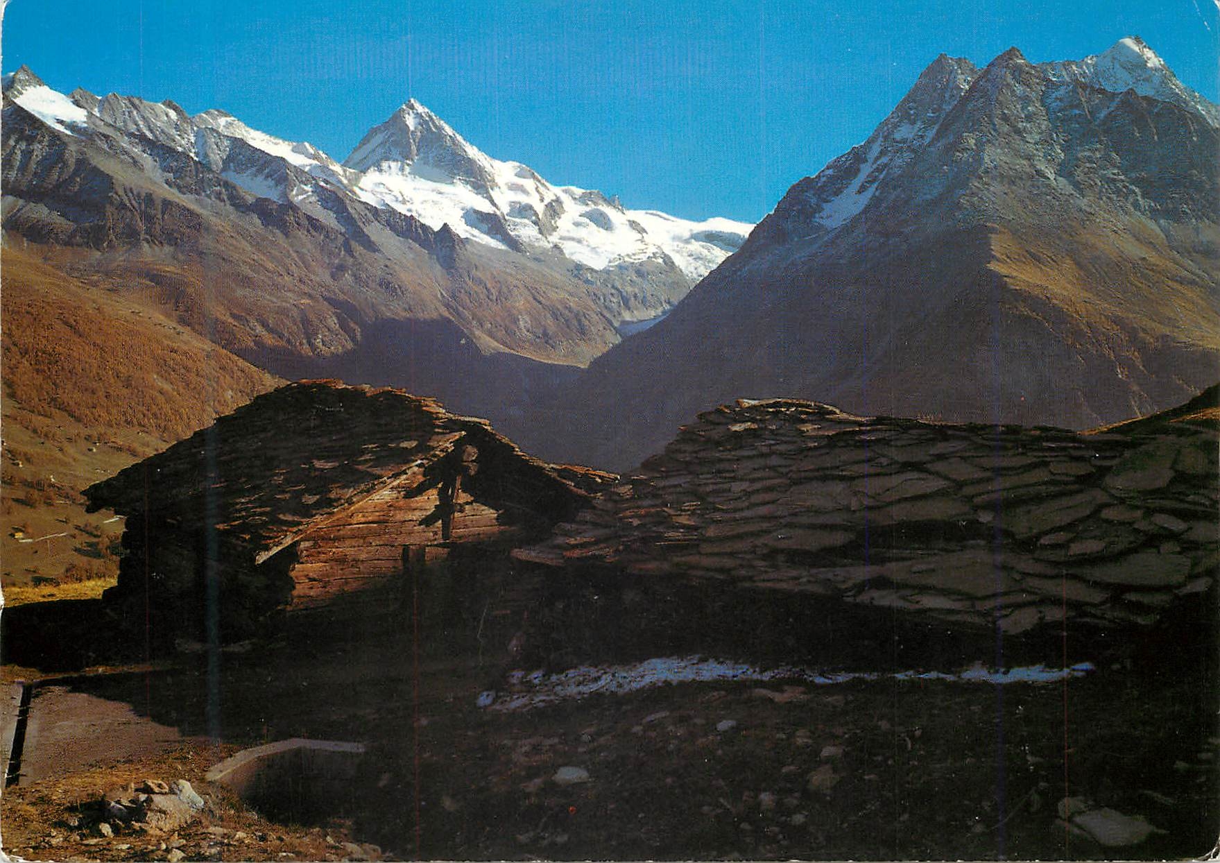 CPM Val d Herens vue sur la Dent Blanche et les Dents de Veisivi
