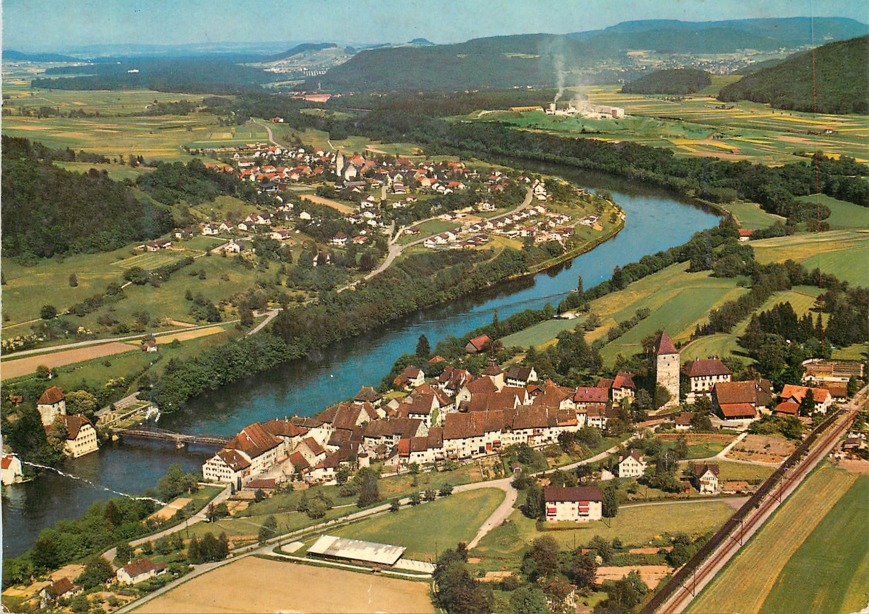 CPM Hohentengen mit Schloss Rotteln und schweizerischem Rheinufer und Kaiserstuhl