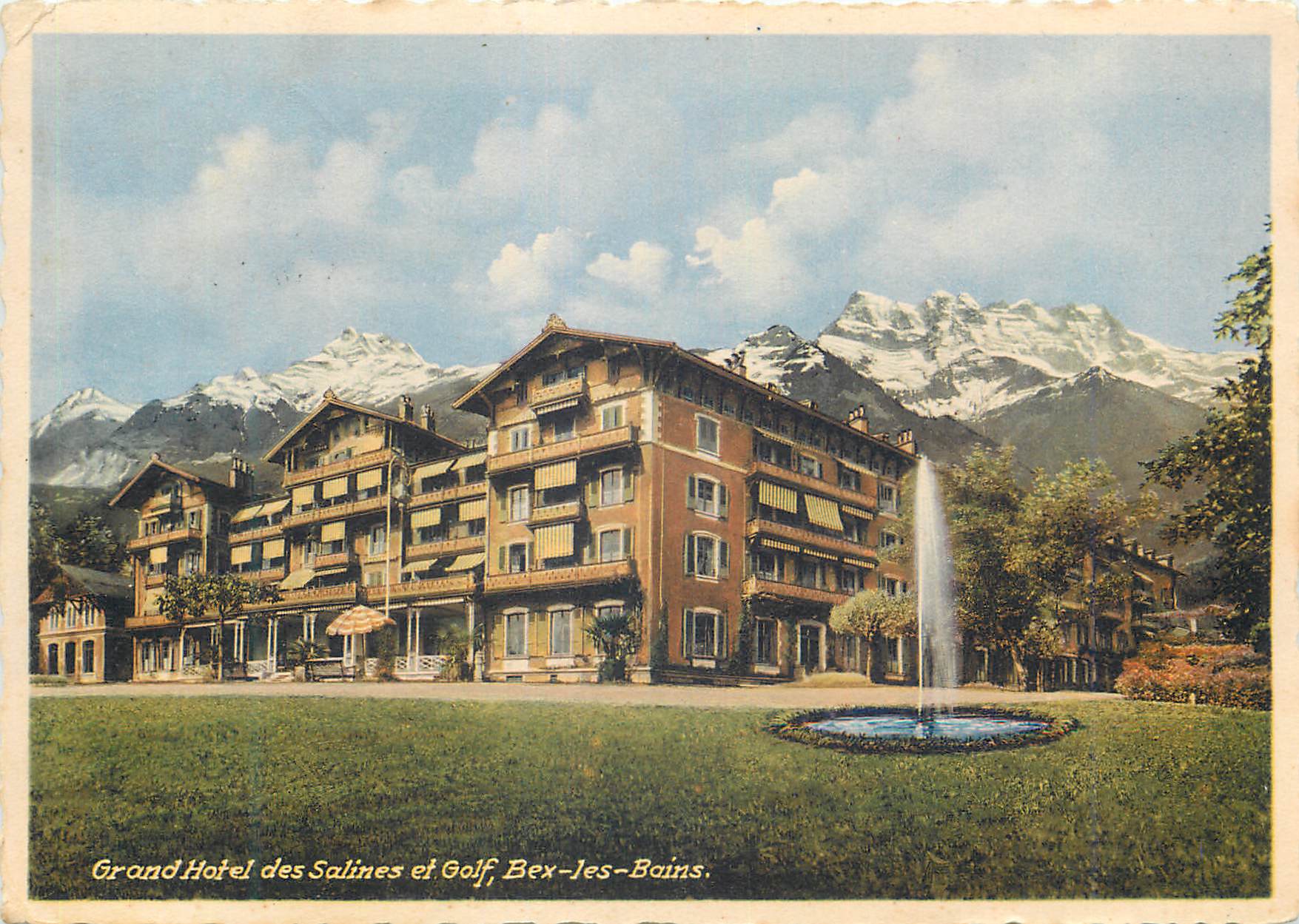 CPM Grand Hotel des Salines et Golf Box les Bains