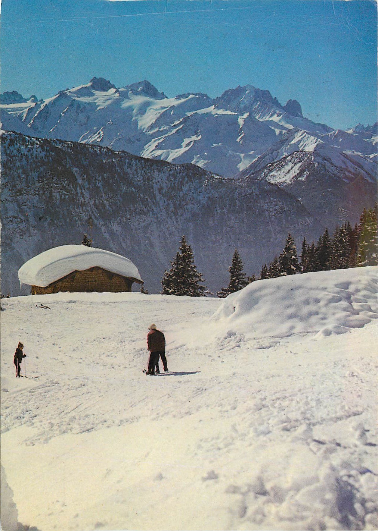 CPM Vue de la Creusaz Chaine des Alpes