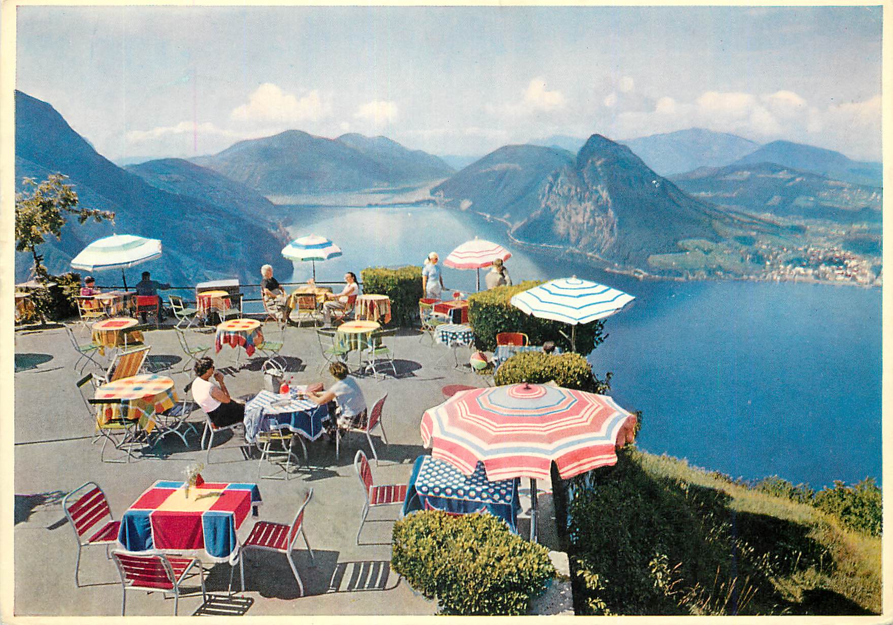 CPM Monte Bre Hotel Bre Kulmterrasse Uno del piu bei panorami del mondo