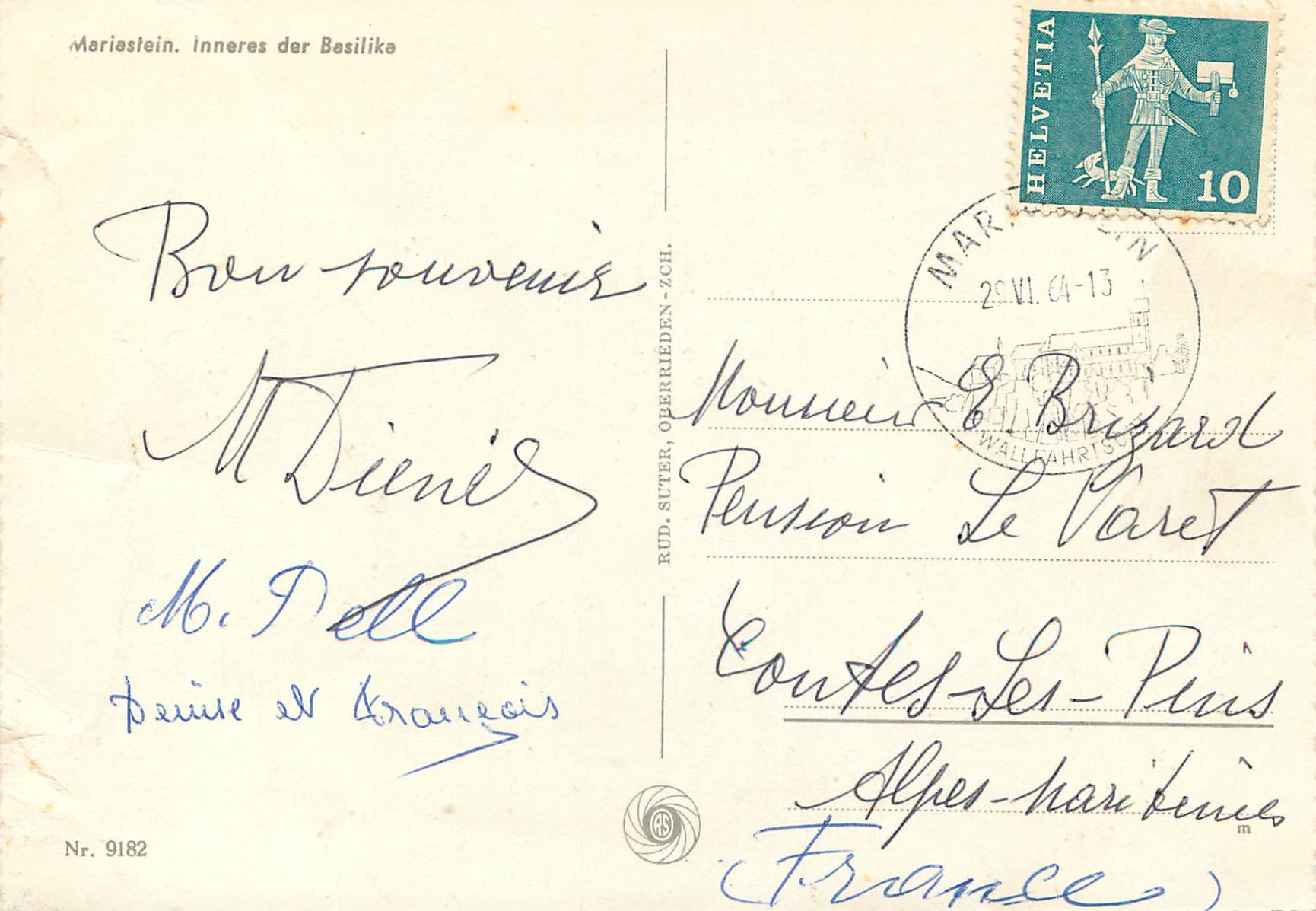 CPM Mariaslein Inneres der Basilika — Rückseite