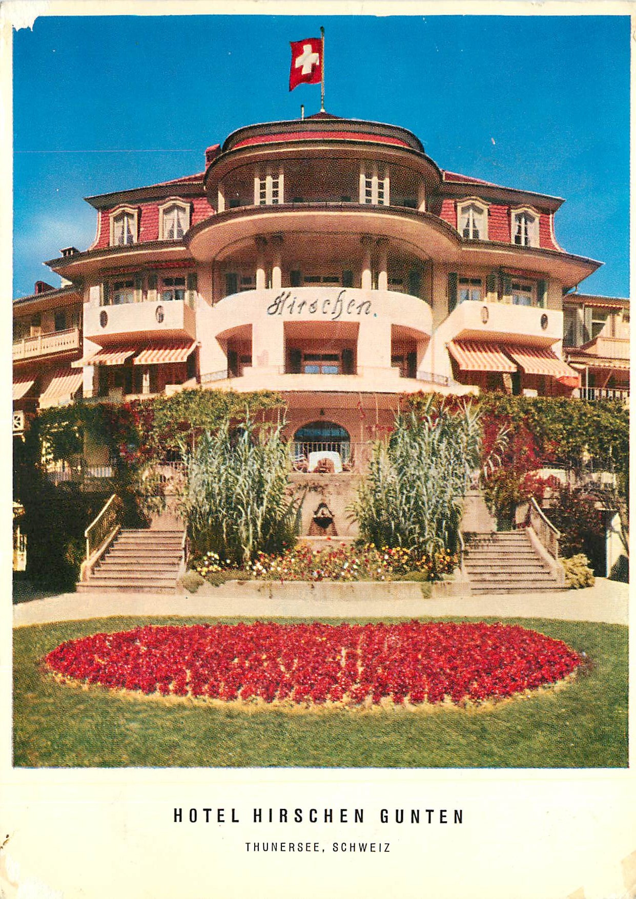CPA Hotel Hirschen Gunten Thunersee Schweiz