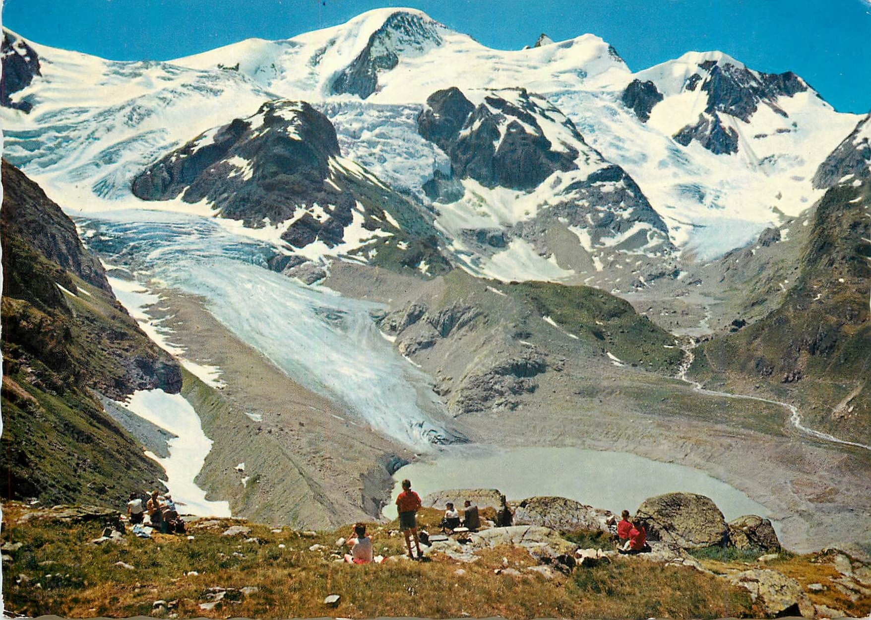 CPA Am Sustenpass Gwachtenhorn mit Steingletscher