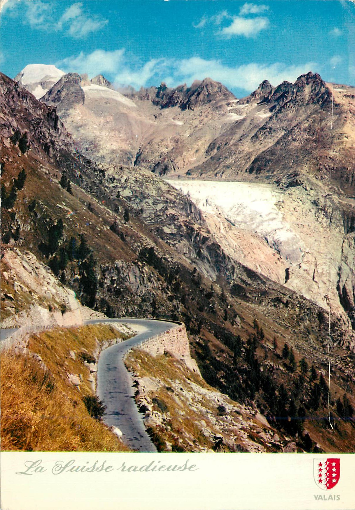 CPM La Route du Grimsel et le Glacier du Rhone