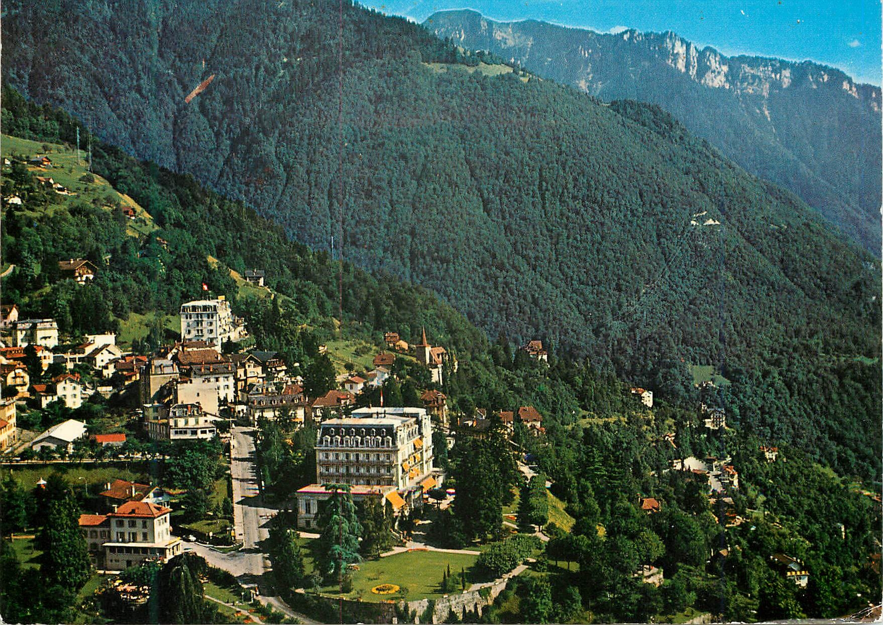 CPM Hotel Righi Vaudois et Primavera Glion sur Montreux