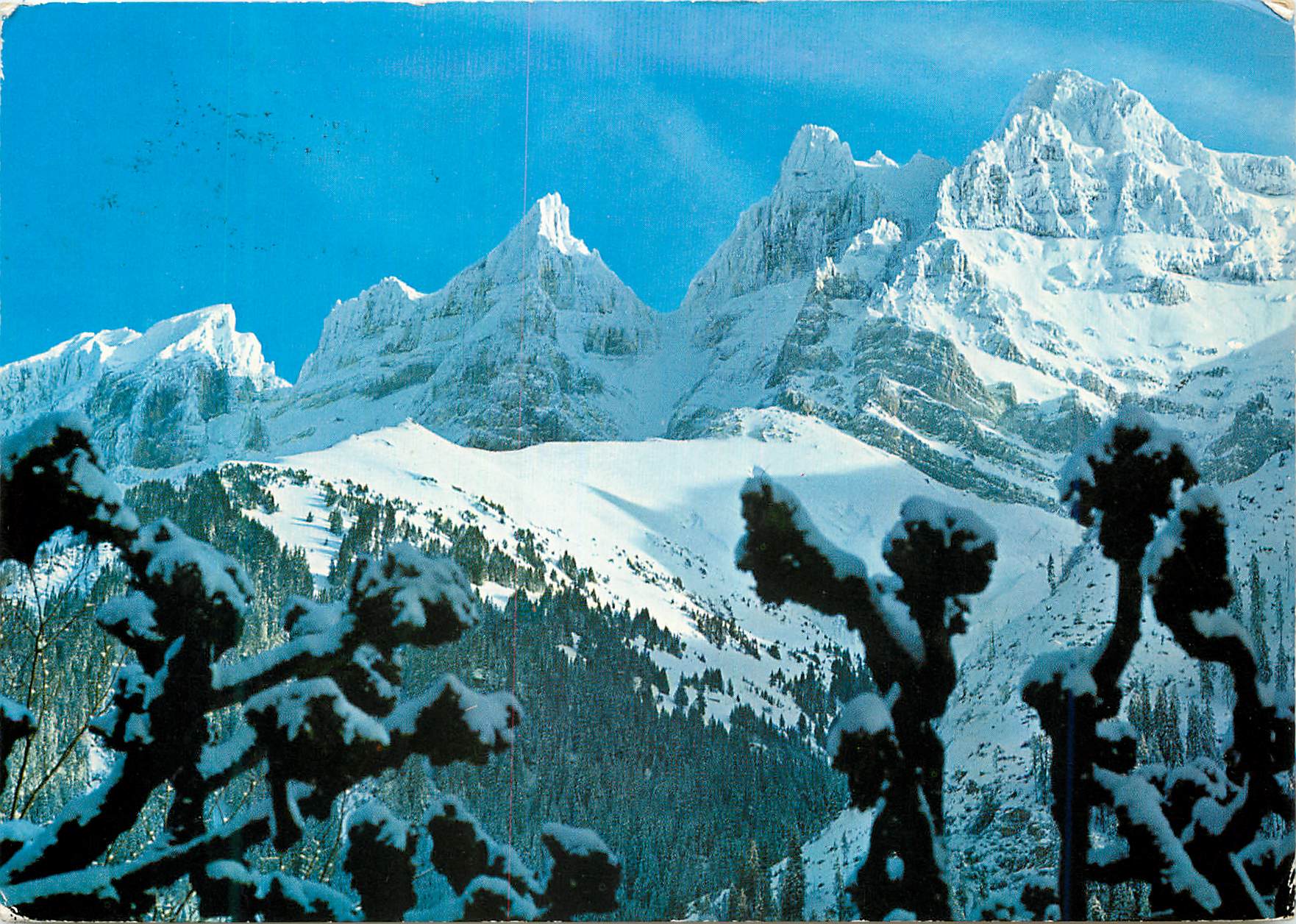 CPM Lumieres et coleurs en Valais Les Dents du Midi vues de Champery