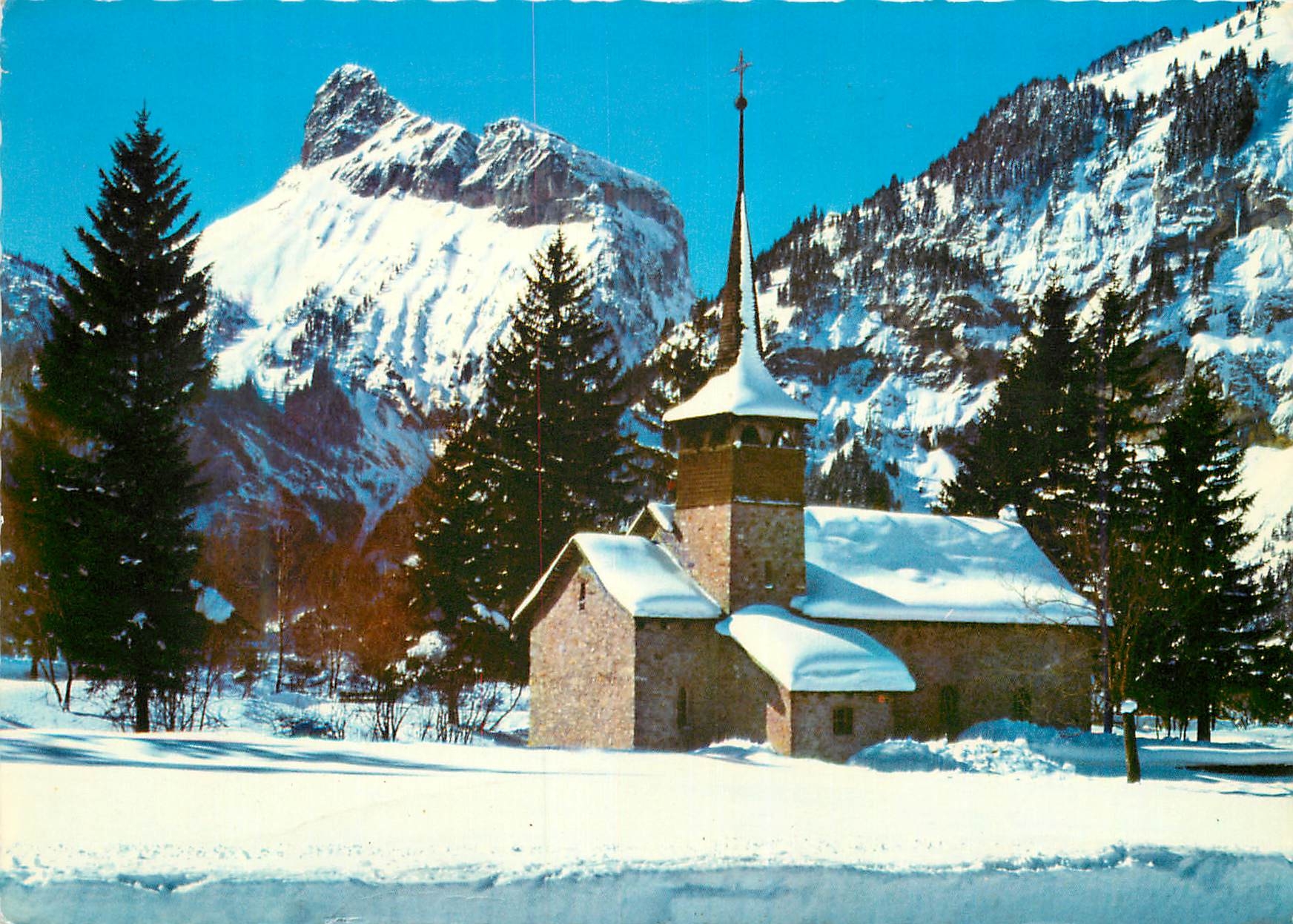 CPM Katolische Kirche in Kandersteg mit Gilihorn