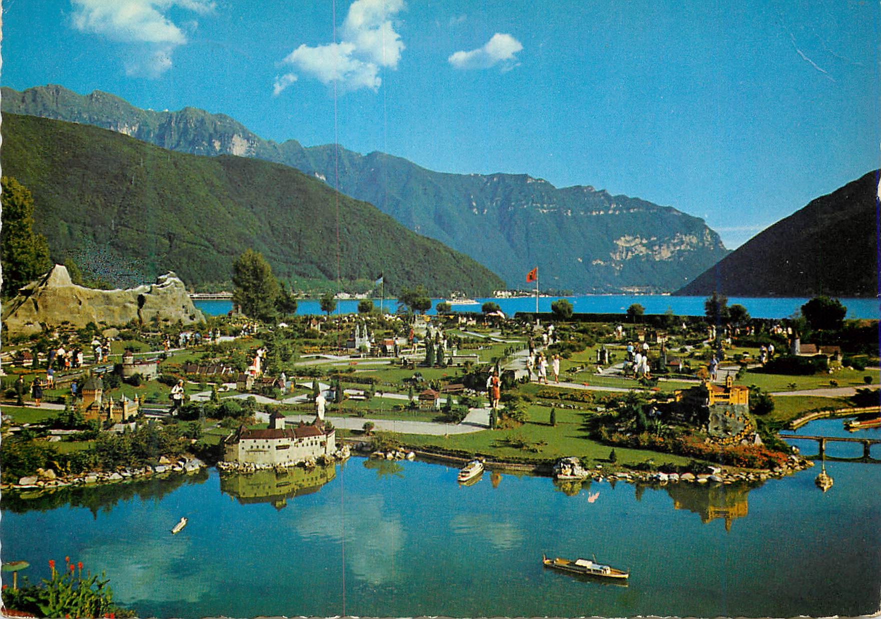 CPM Swissminiatur Melide Lugano Vue generale Generalinsicht