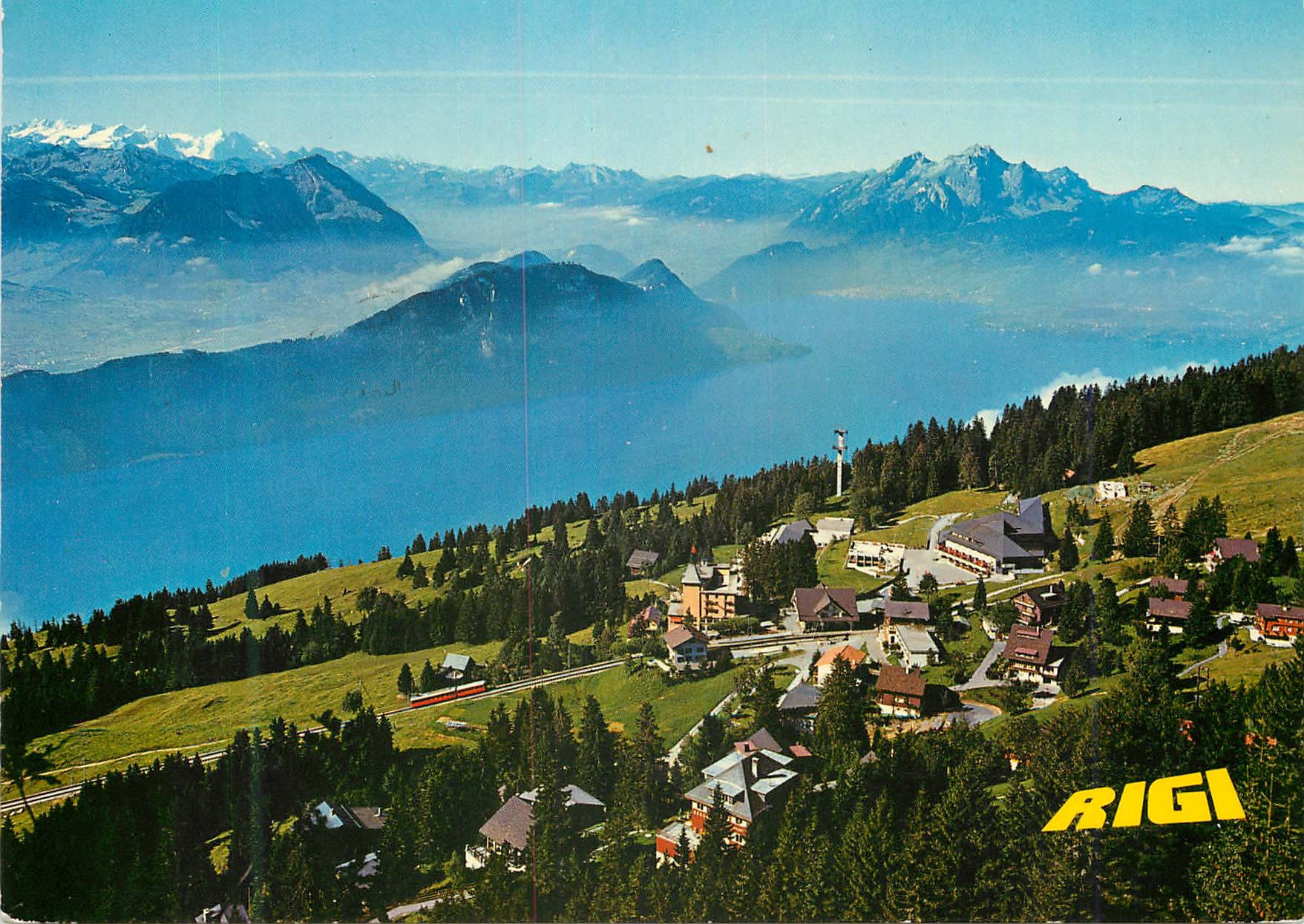CPM Rigi Kaltbad mit Berner Alpen Stanserhorn Burgenstock Pilatus und Vierwaldstattersee