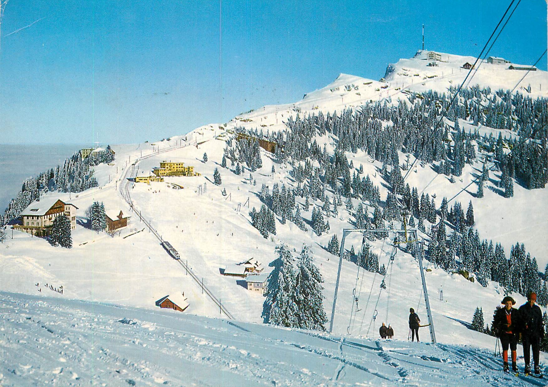 CPM Skilift Rigi Rotstock mit Rigi Staffel und Rigi Kulm