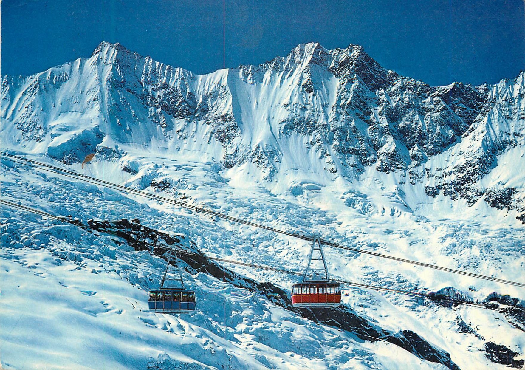 CPM Luftseilbahn Saas Fee Felskinn Taschhorn