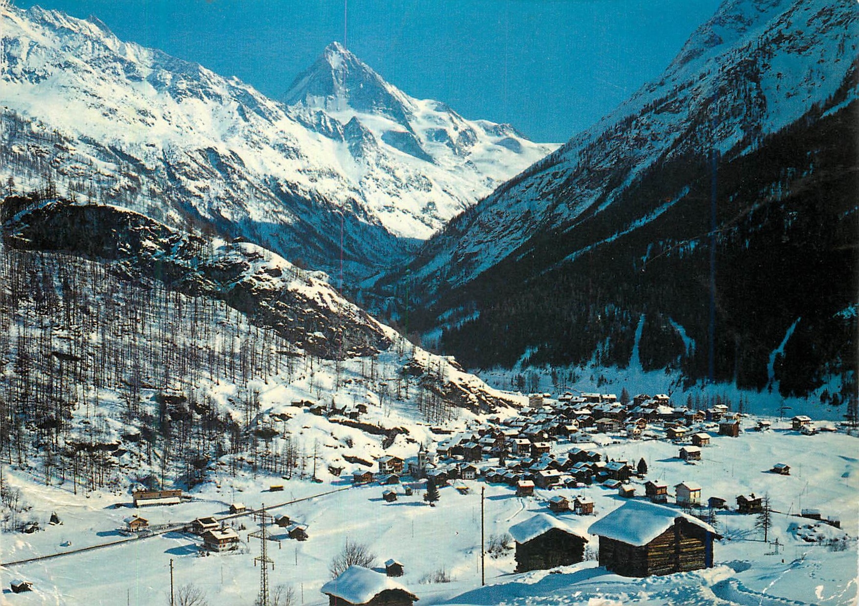 CPM Les Hauderes Val d Herens Dt Blanche
