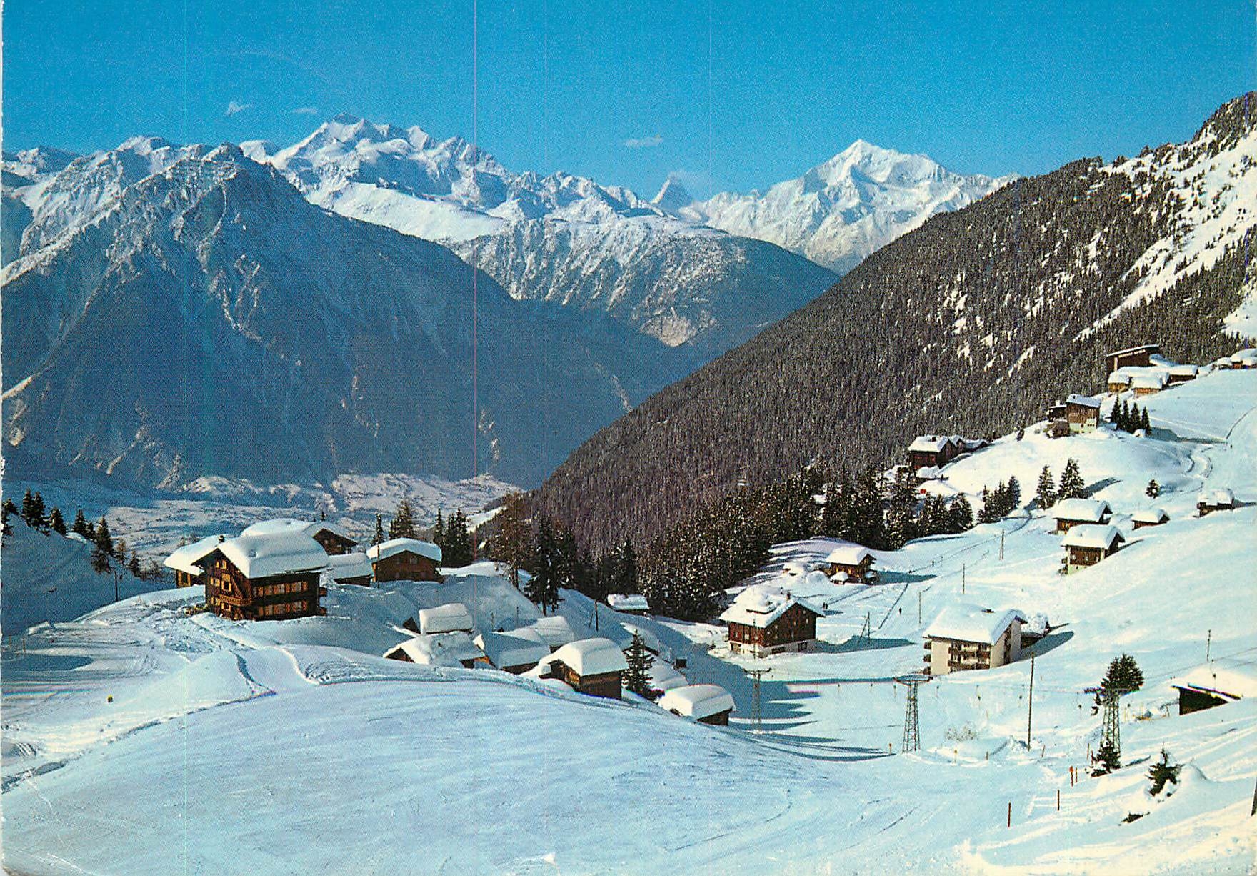 CPM Reideralp Wallis Alphubel Dom Matterhorn Weisshorn