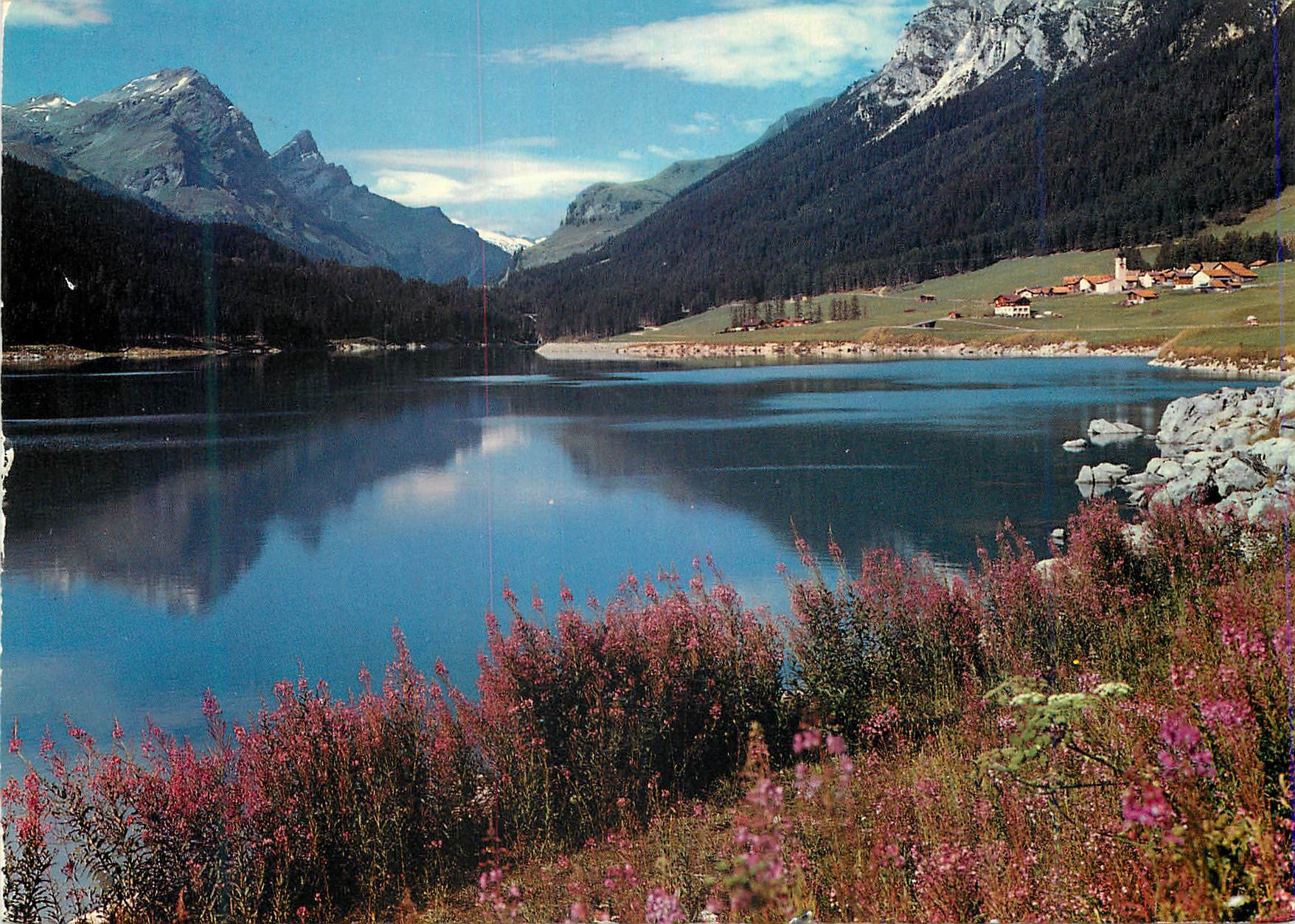 CPM Dei San Bernardino Strasse bei Sufers Gr mit Gugernull und Einshorn