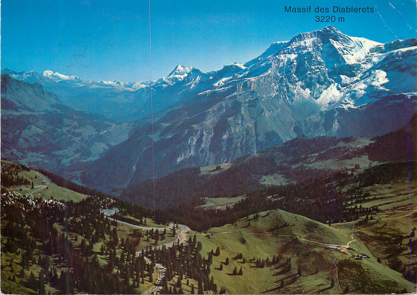 CPM Massif des Diablerets Suisse Route du Col de la Croix entre Villars et les Diablerets