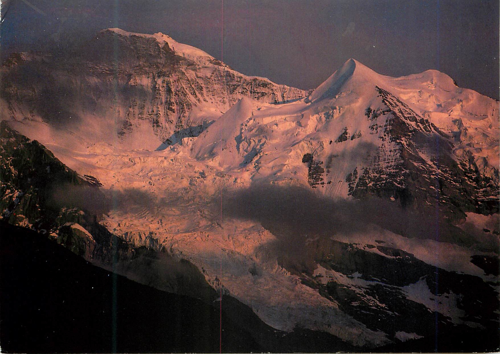 CPM Stimmung an der Jungfrau Schneehorn Giessengletscher und Silberhorner