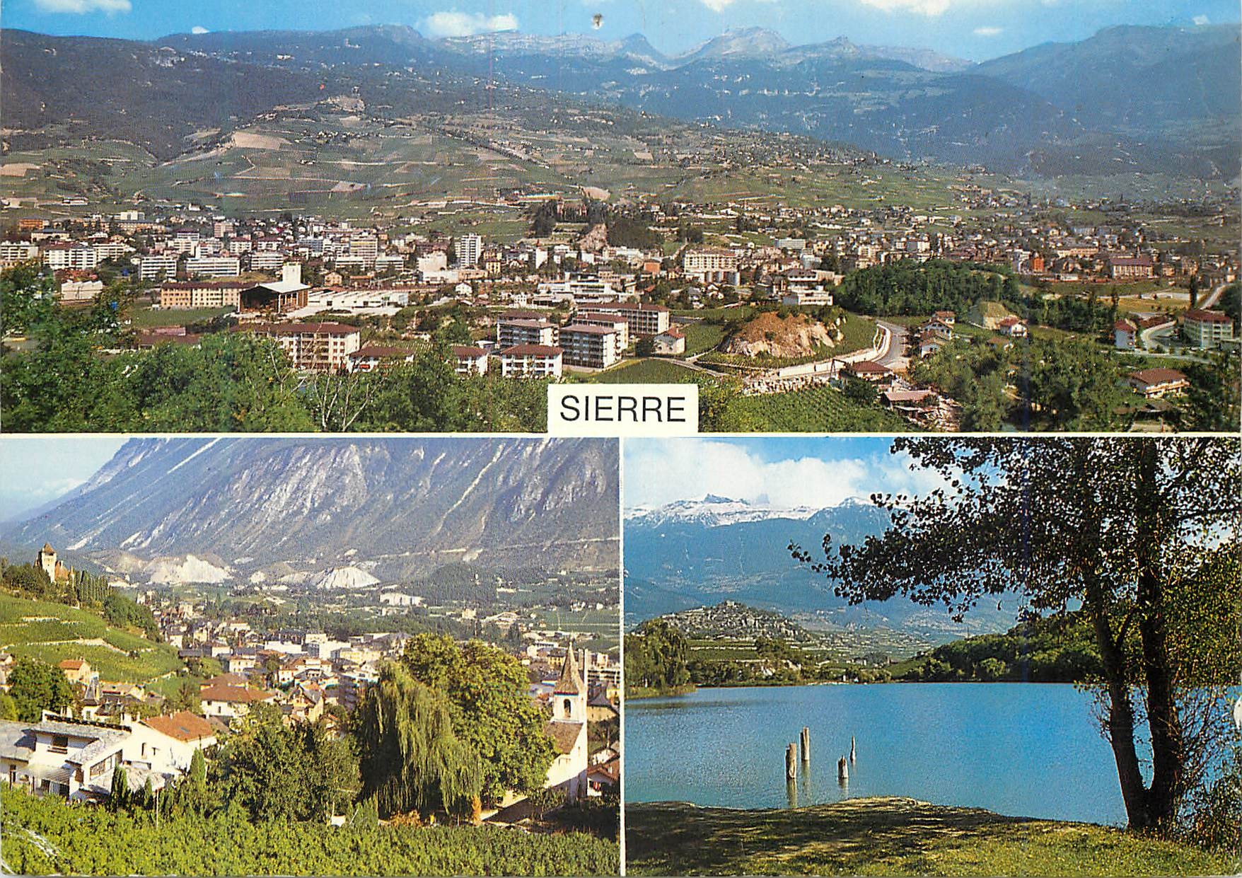 CPA La Ville de Sierre en Valais
